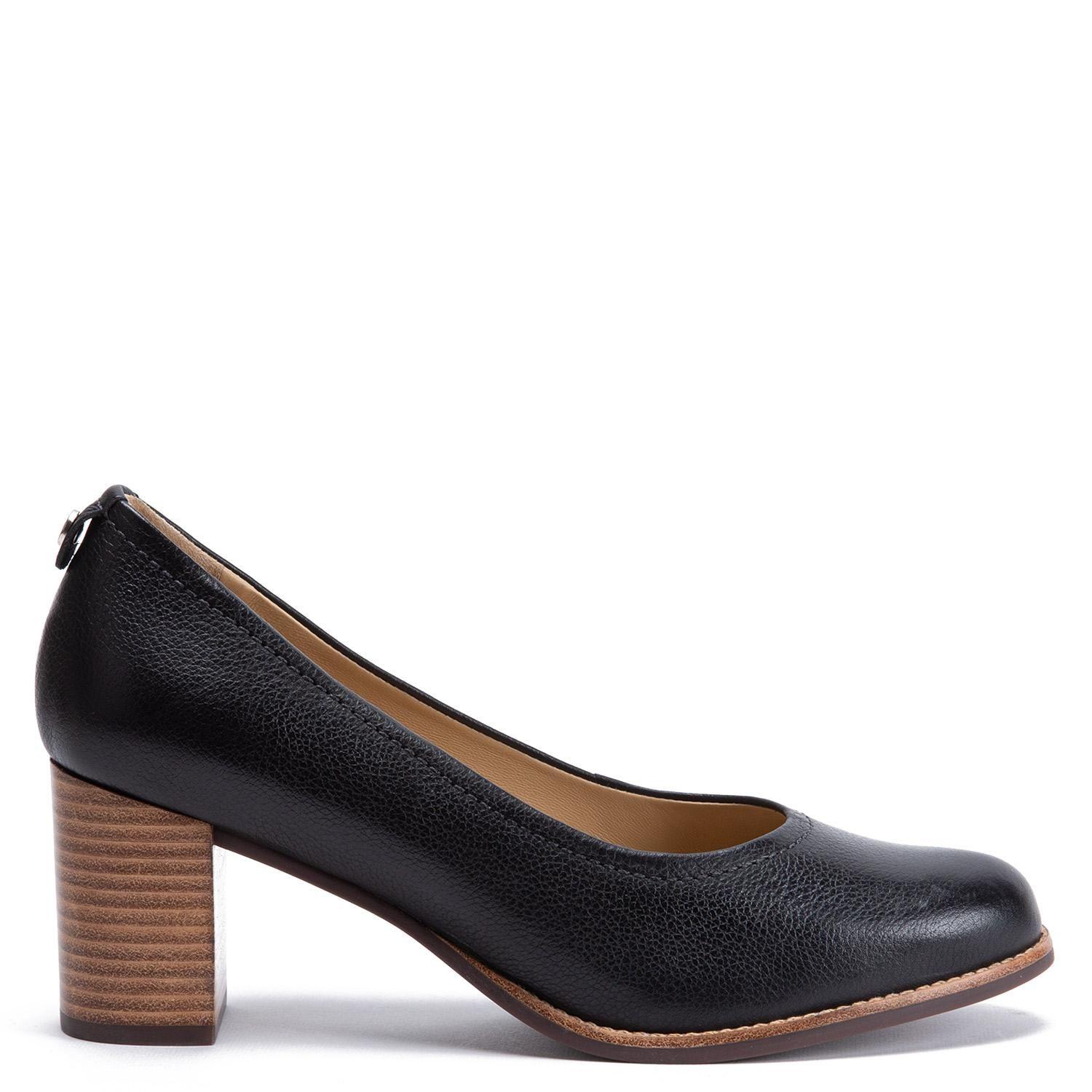Zapato de cuero mujer Gacel negro Elvira 0660378-0