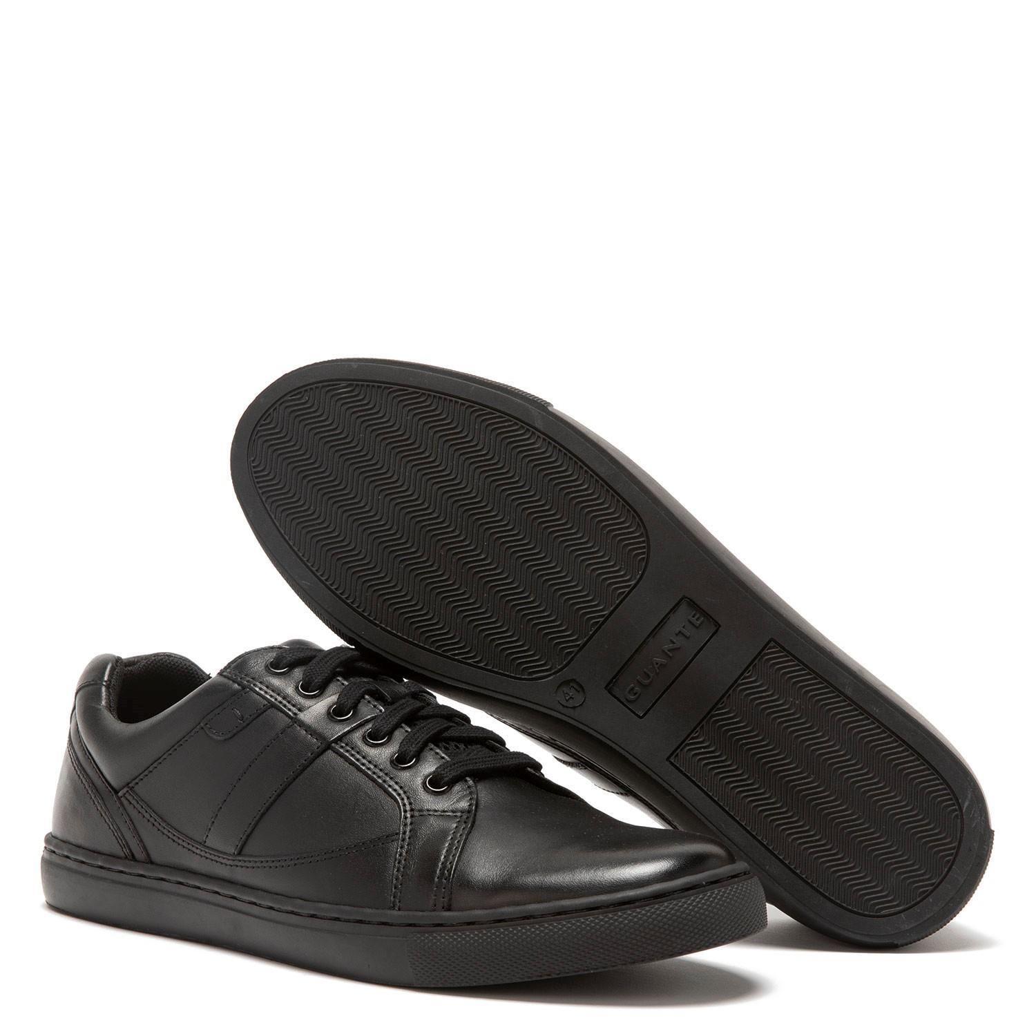 Zapato de cuero hombre Guante negro Villareal 0034088-3