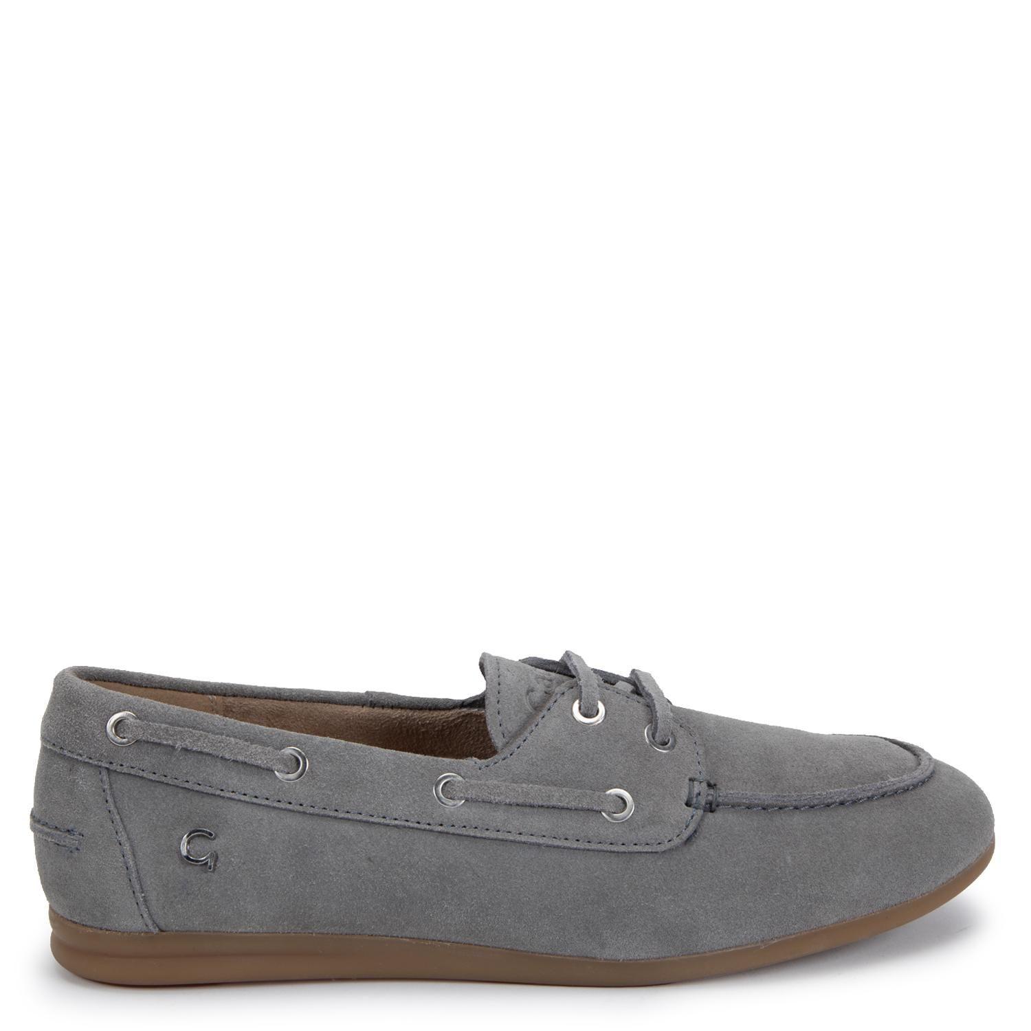 Mocasin de cuero mujer Gacel gris Maxi 0661511-0