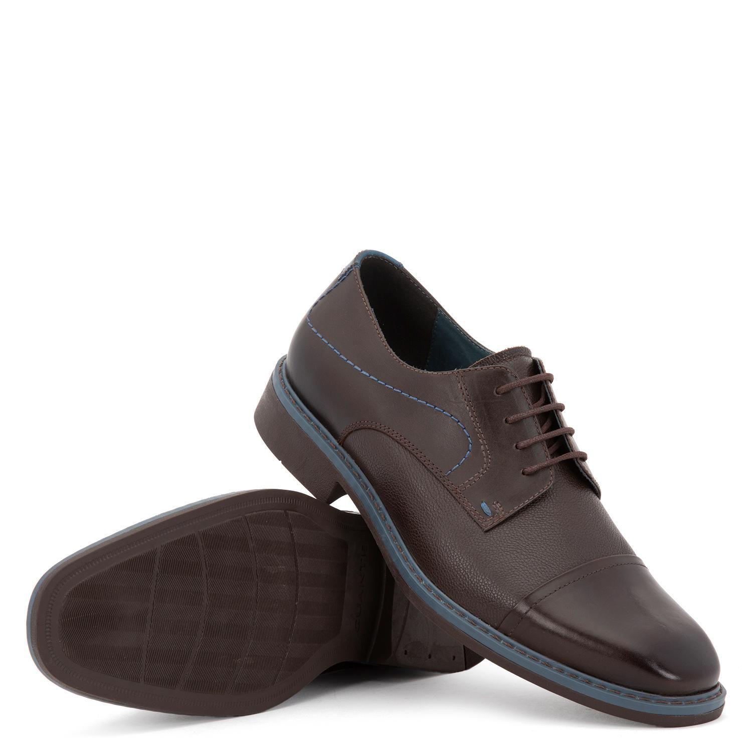 Zapato de cuero hombre Guante tabaco Toronto-2