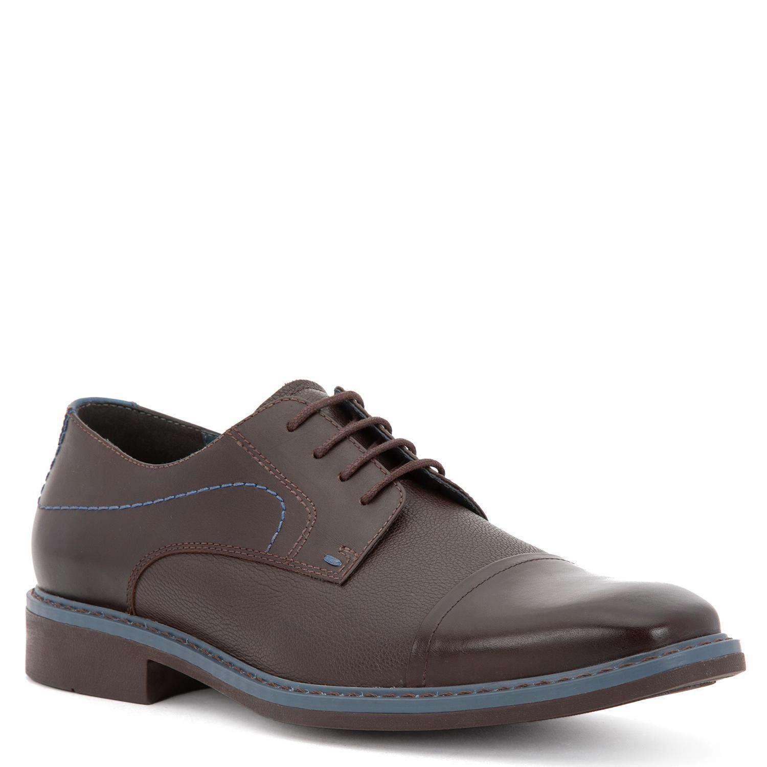 Zapato de cuero hombre Guante tabaco Toronto 0035741-4