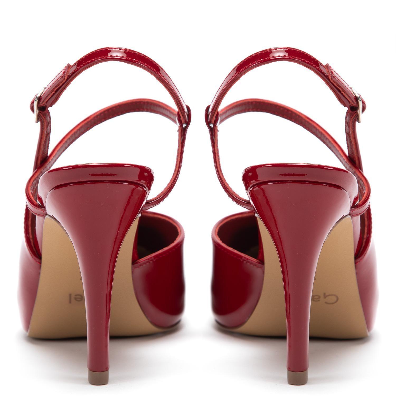 Zapato de cuero mujer Gacel rojo Olga 0661361-4