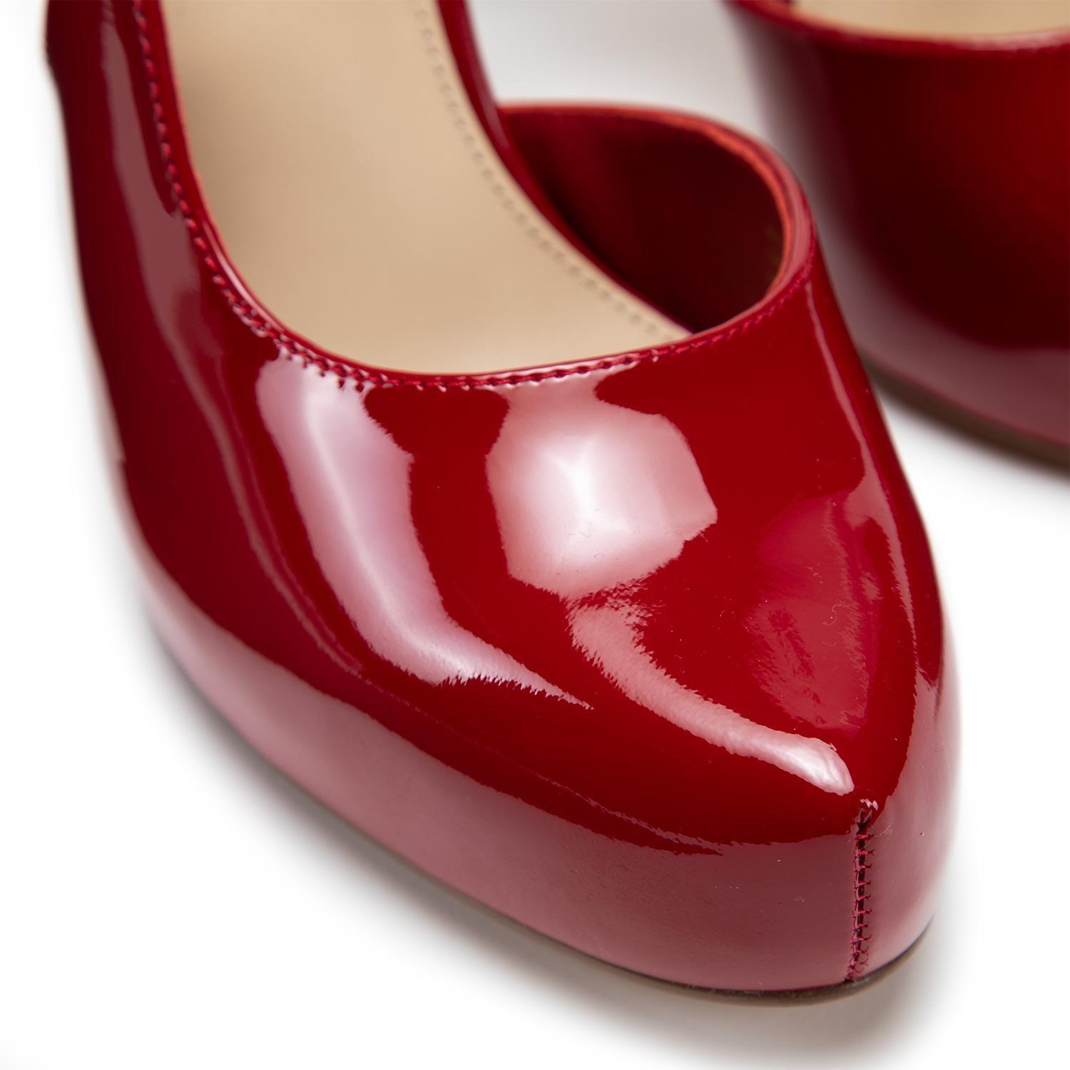 Zapato de cuero mujer Gacel rojo Olga 0661361-5