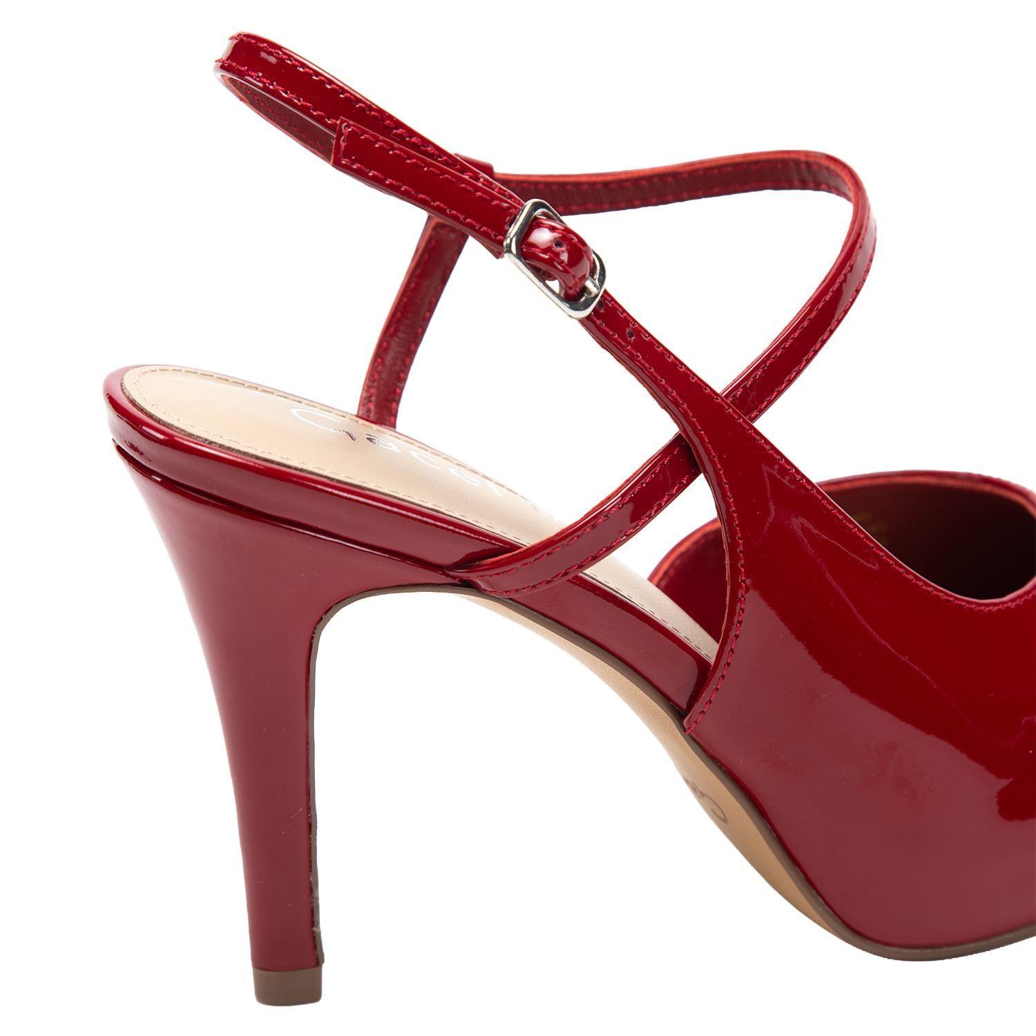 Zapato de cuero mujer Gacel rojo Olga 0661361-6