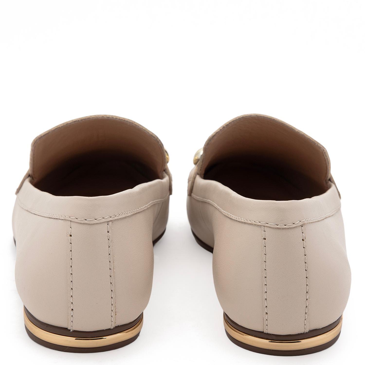 Mocasin de cuero mujer Gacel crudo Fiore-4