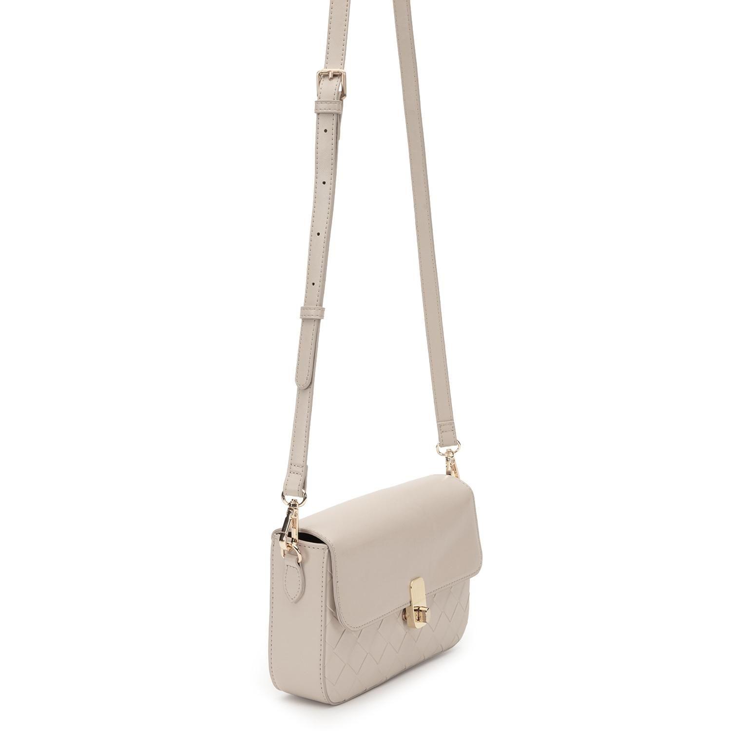 Cartera mujer Gacel off white bandolera pequeña-2