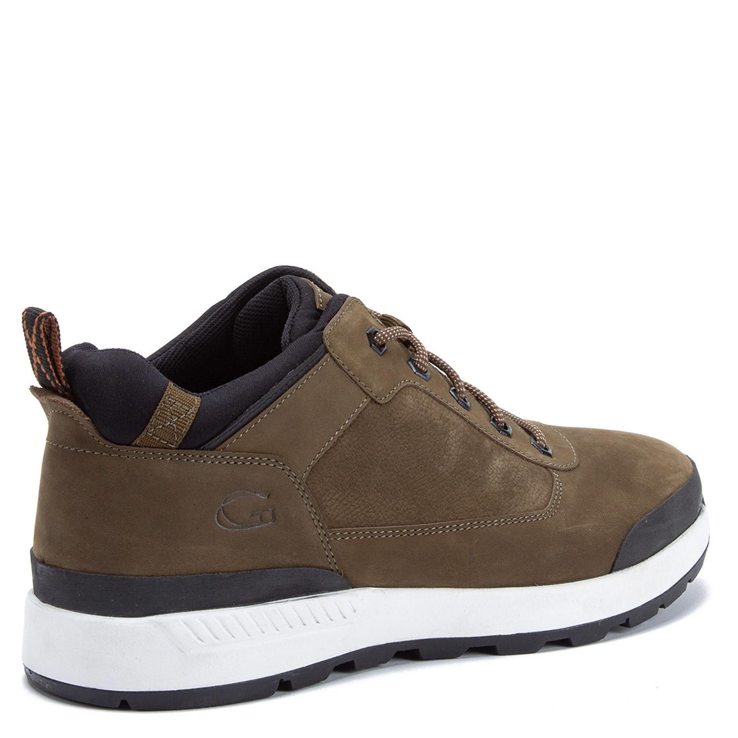 Zapatilla Caña Alta de cuero hombre Guante olivo Maine-4