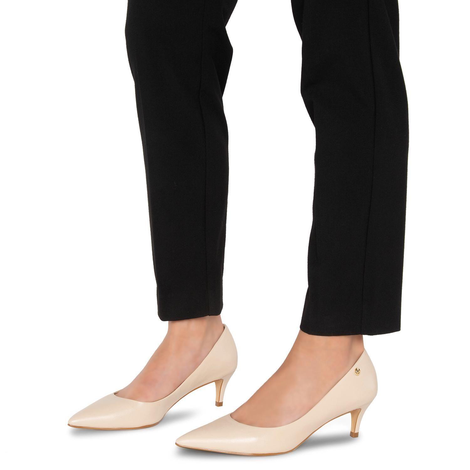 Zapato de cuero mujer Gacel Beige Dan 0660103-1