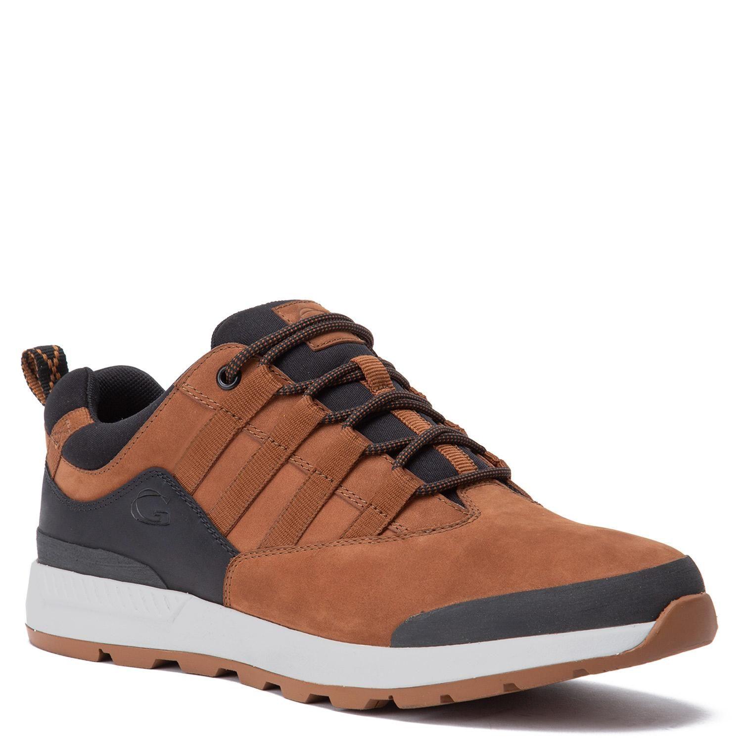 Zapatilla de cuero hombre Guante brandy Maine-2