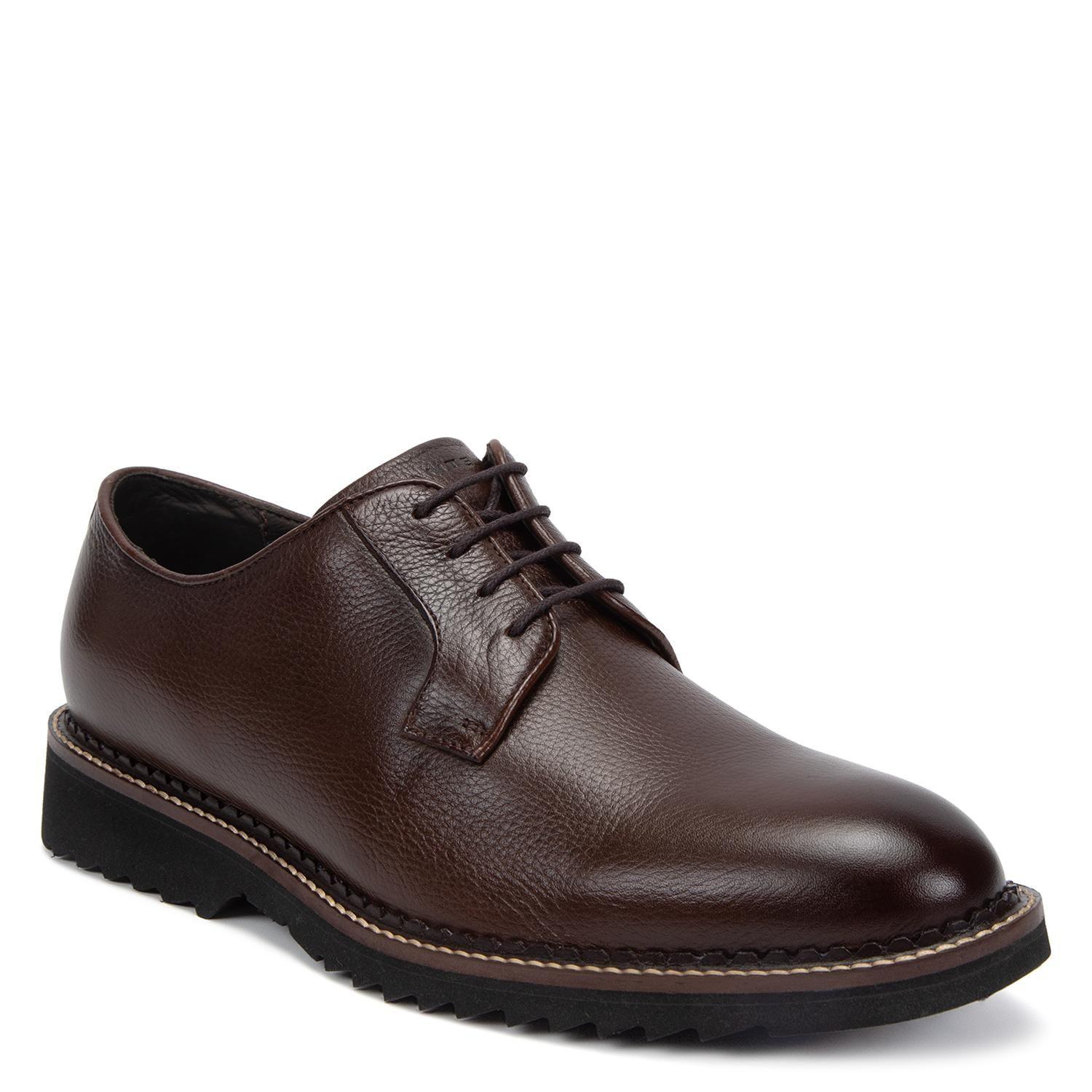 Zapato de cuero hombre Guante chocolate New Castle-2