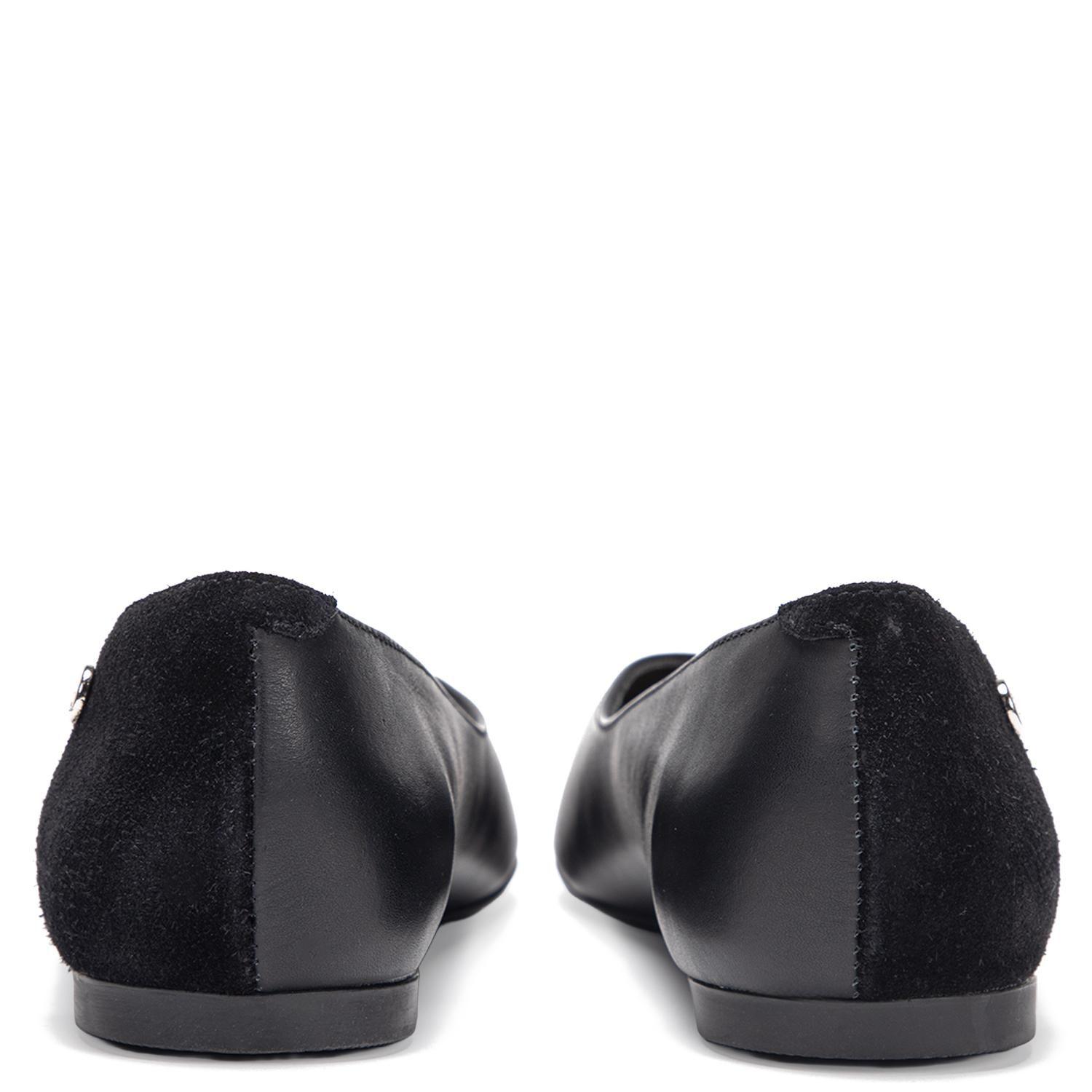 Ballerina de cuero mujer Gacel negro Kim 0661267-4