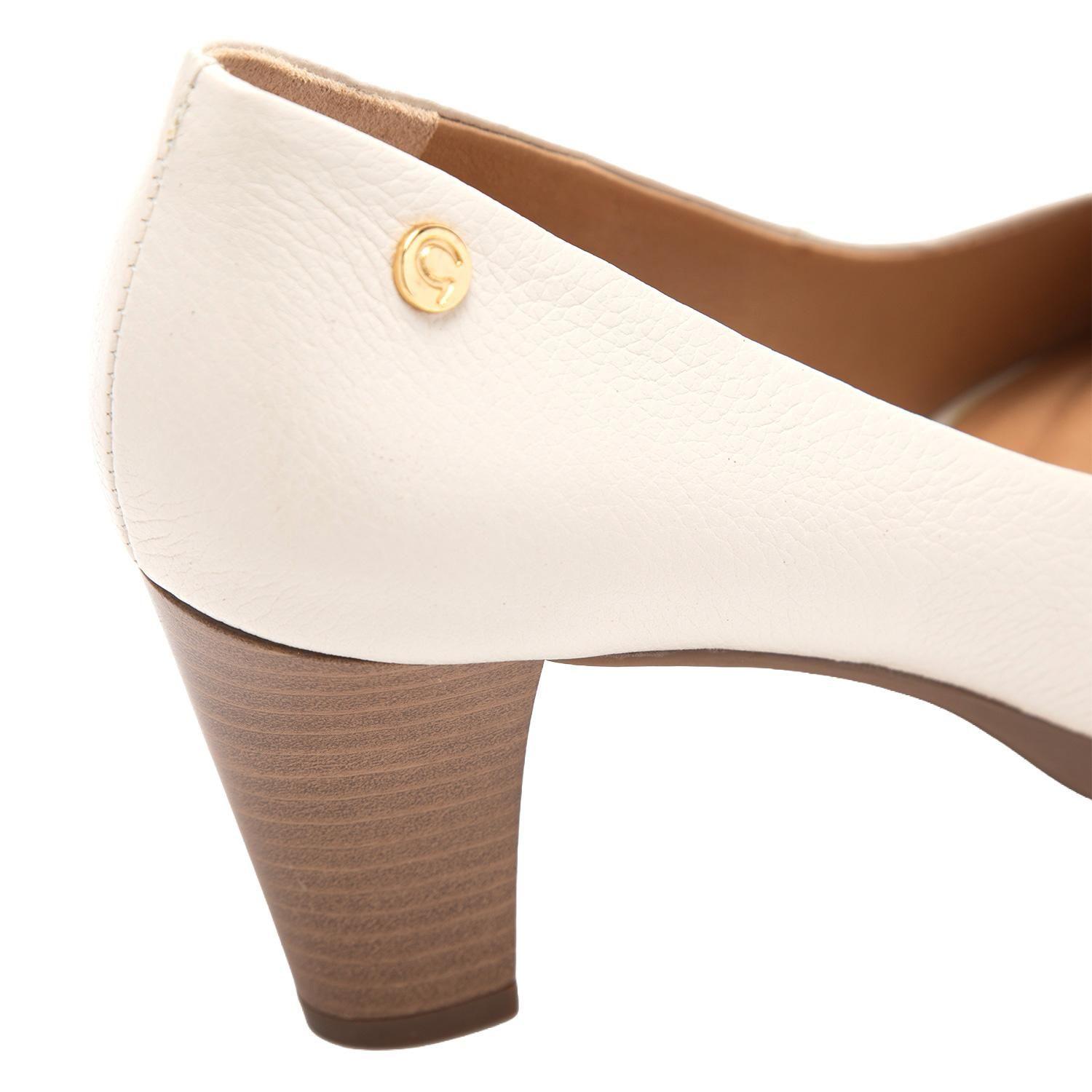 Zapato de cuero mujer Gacel crudo Catrina-6