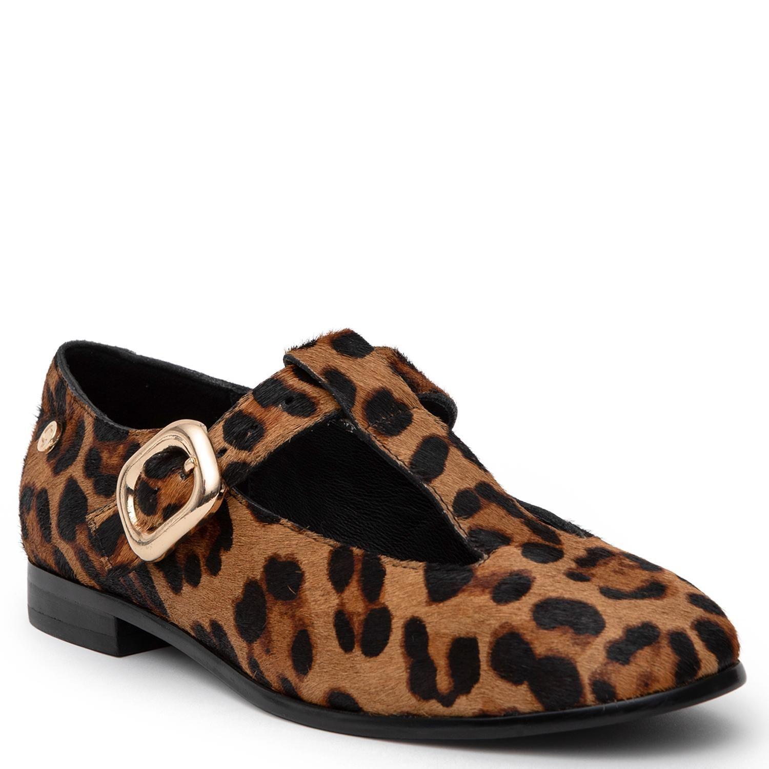 Zapato de cuero mujer Gacel leopardo Bali 0660709-2