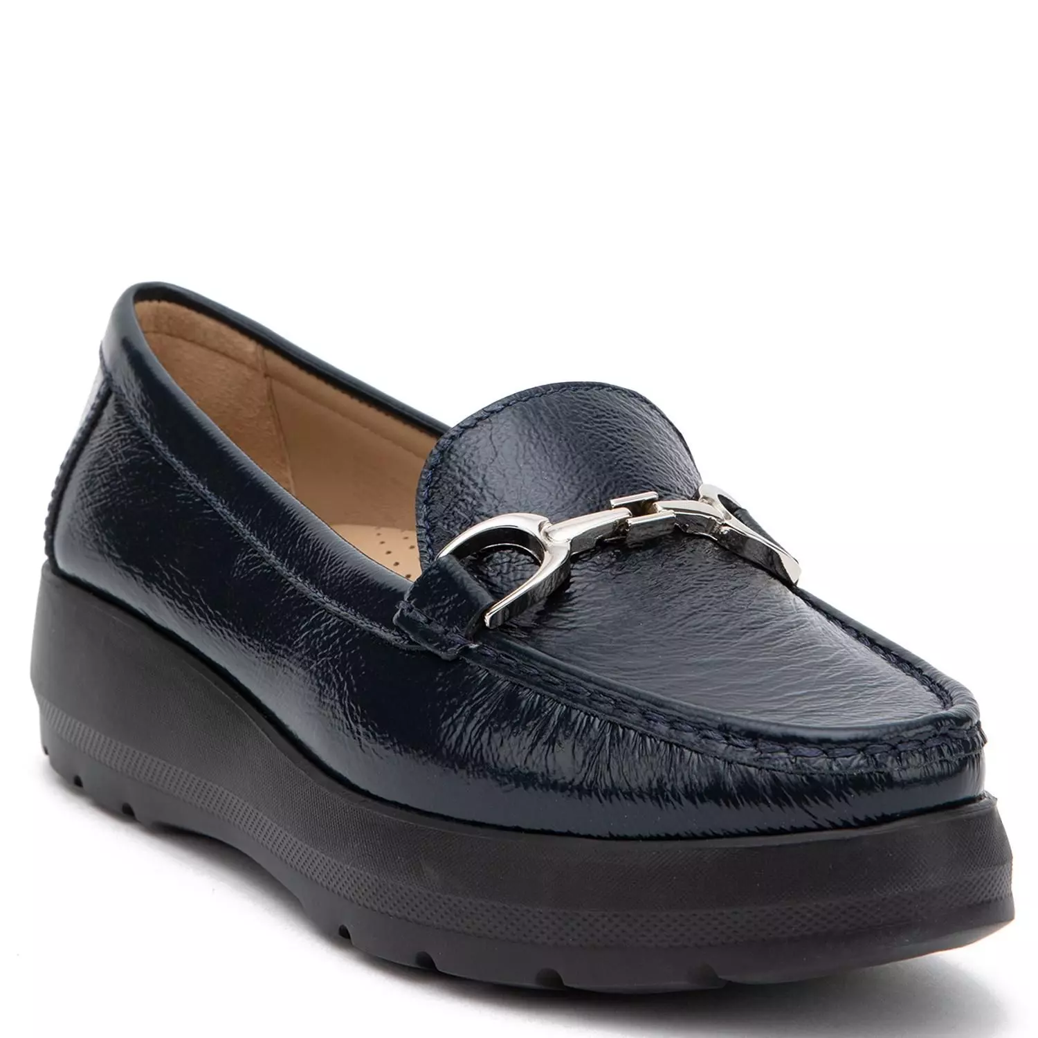 Mocasin de cuero mujer Gacel marino Locanda 0660883-2