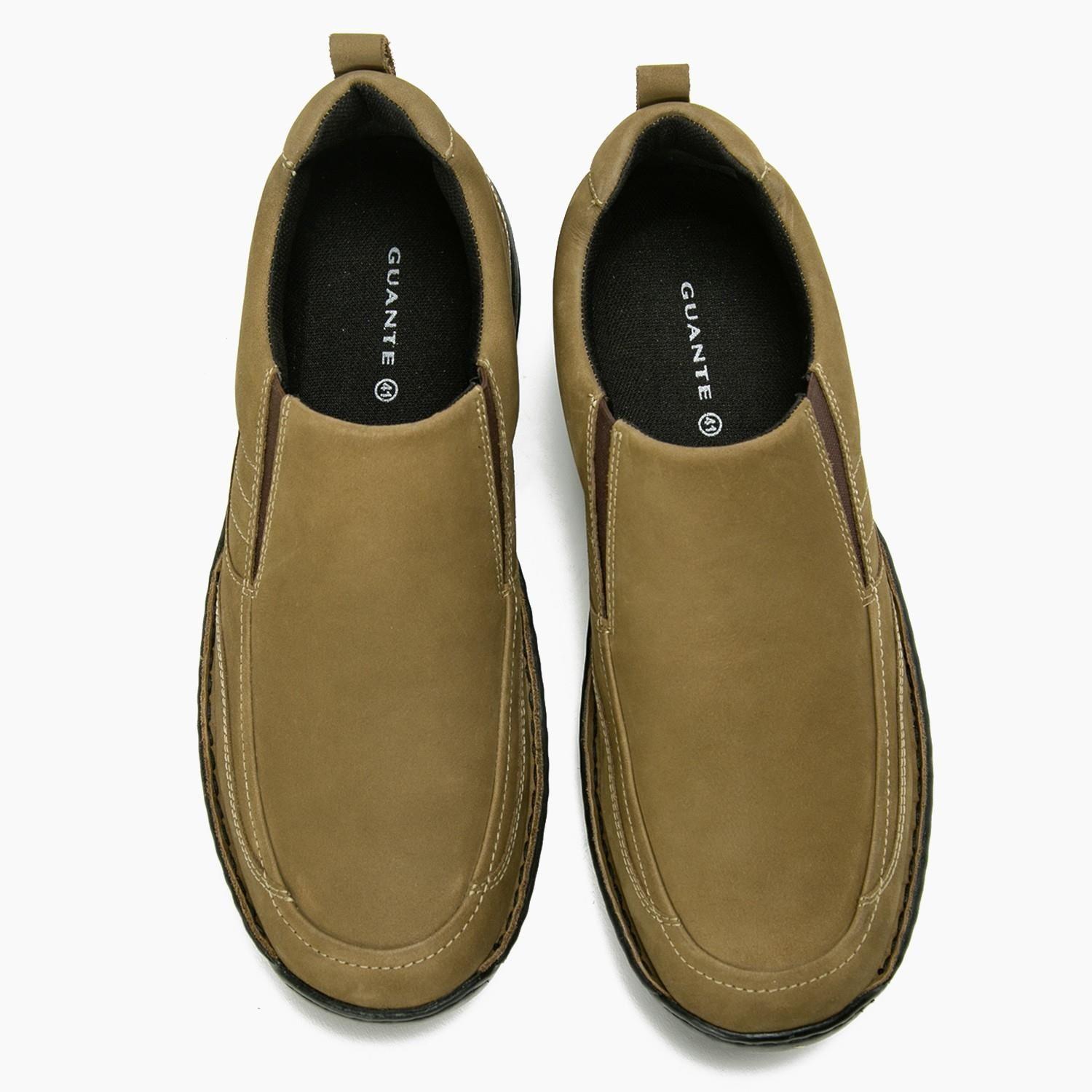 Zapato de cuero hombre Guante café Dortmund 0032289-2