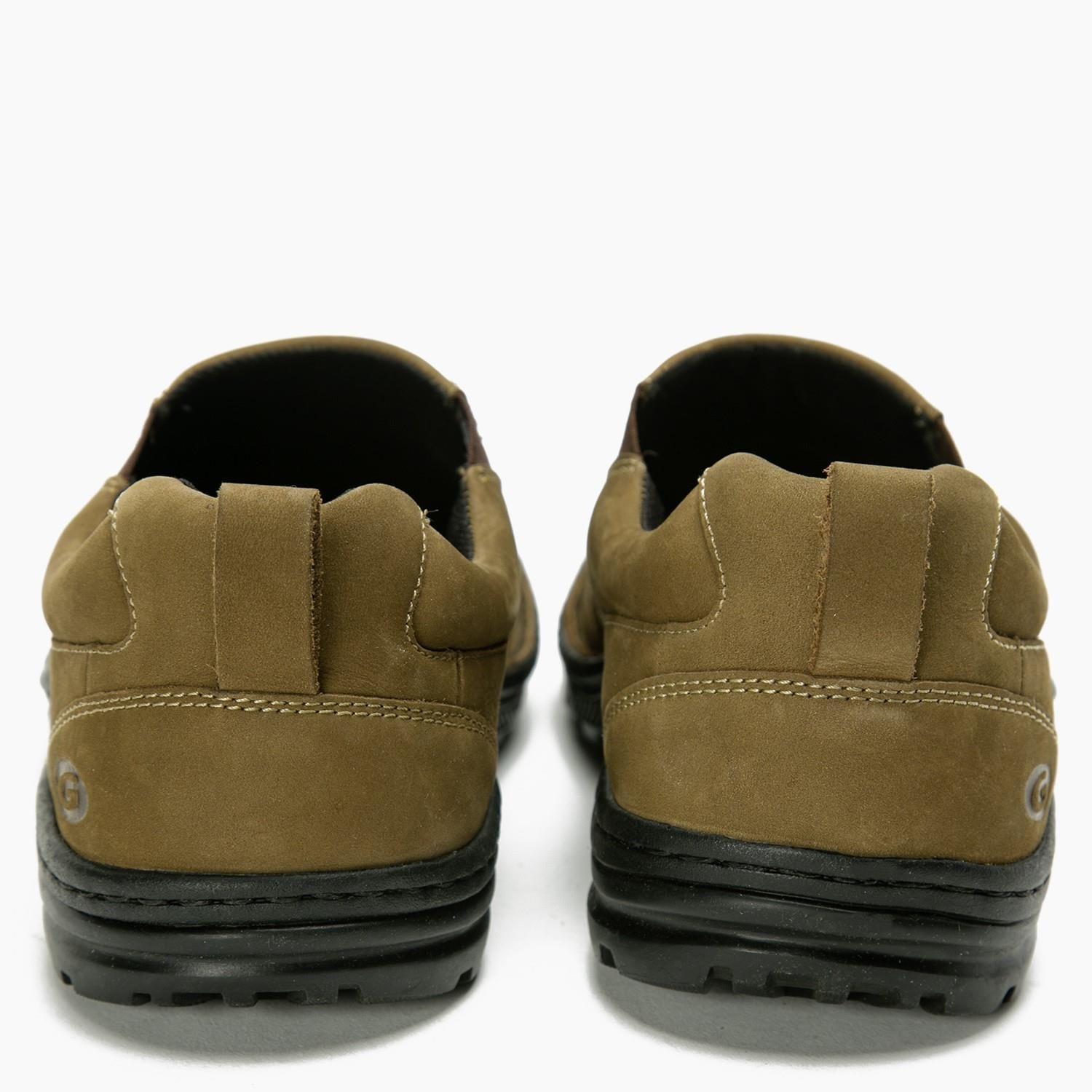 Zapato de cuero hombre Guante café Dortmund 0032289-4