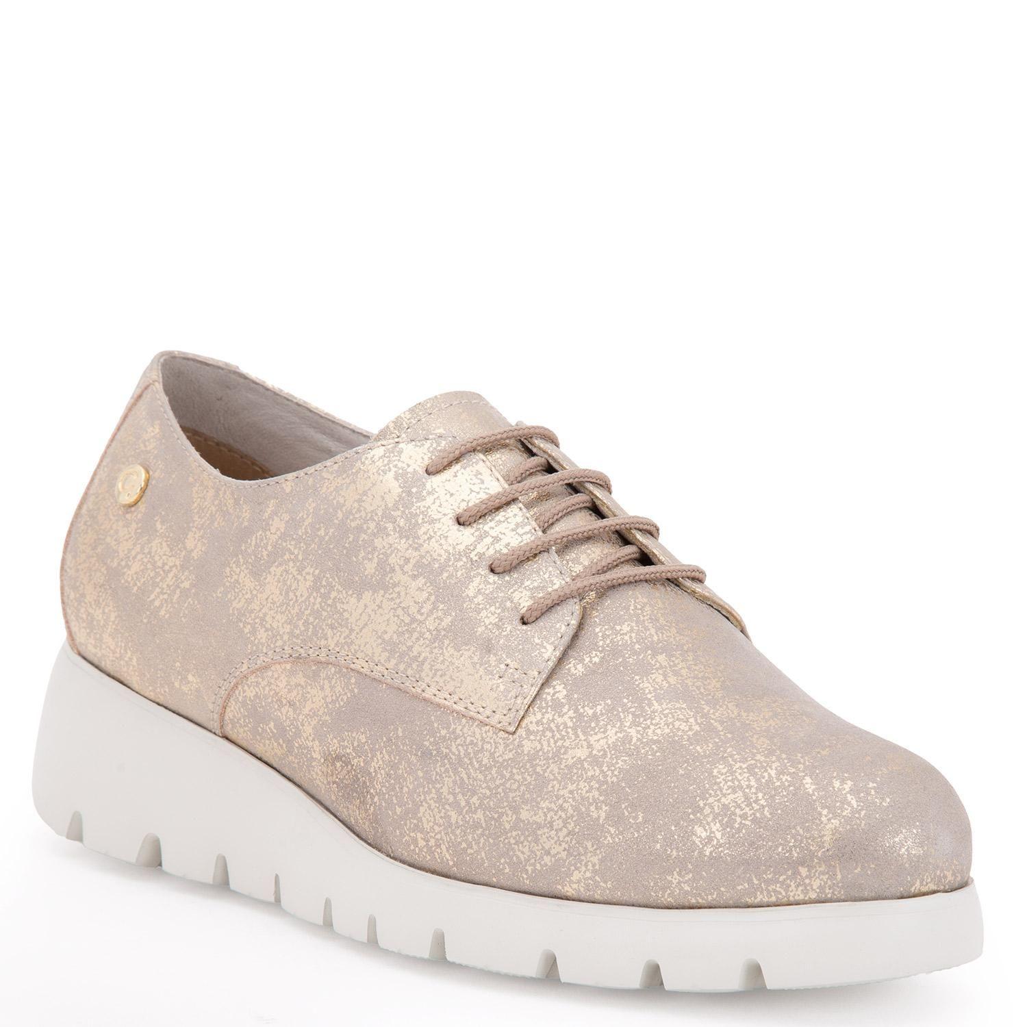 Zapato de cuero mujer Gacel taupe Mercedes 0658780-4