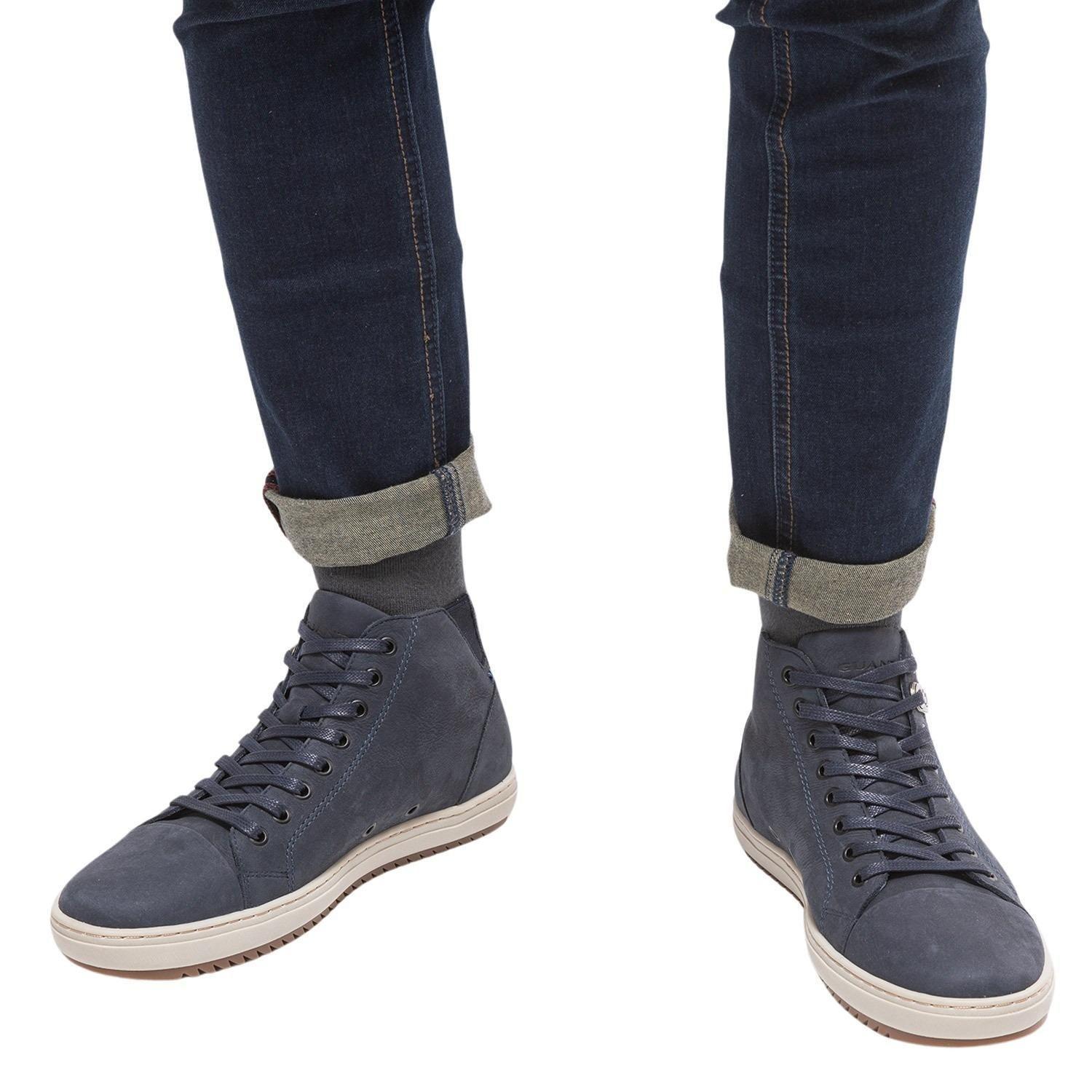 Zapatilla de cuero hombre Guante Marino Kansas 0035046-1
