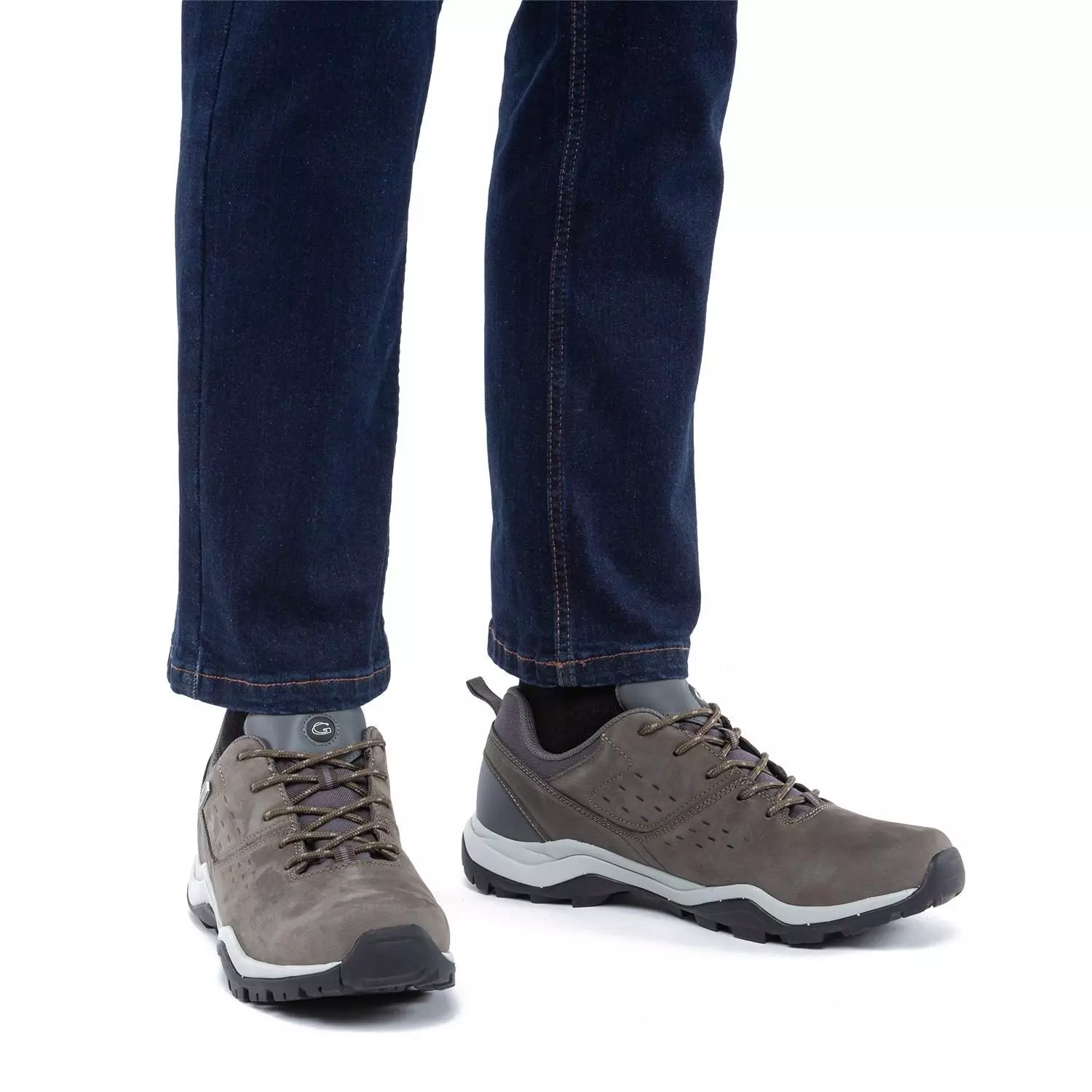 Zapatilla Outdoor de cuero hombre Guante vison Conguillio 0036044-1