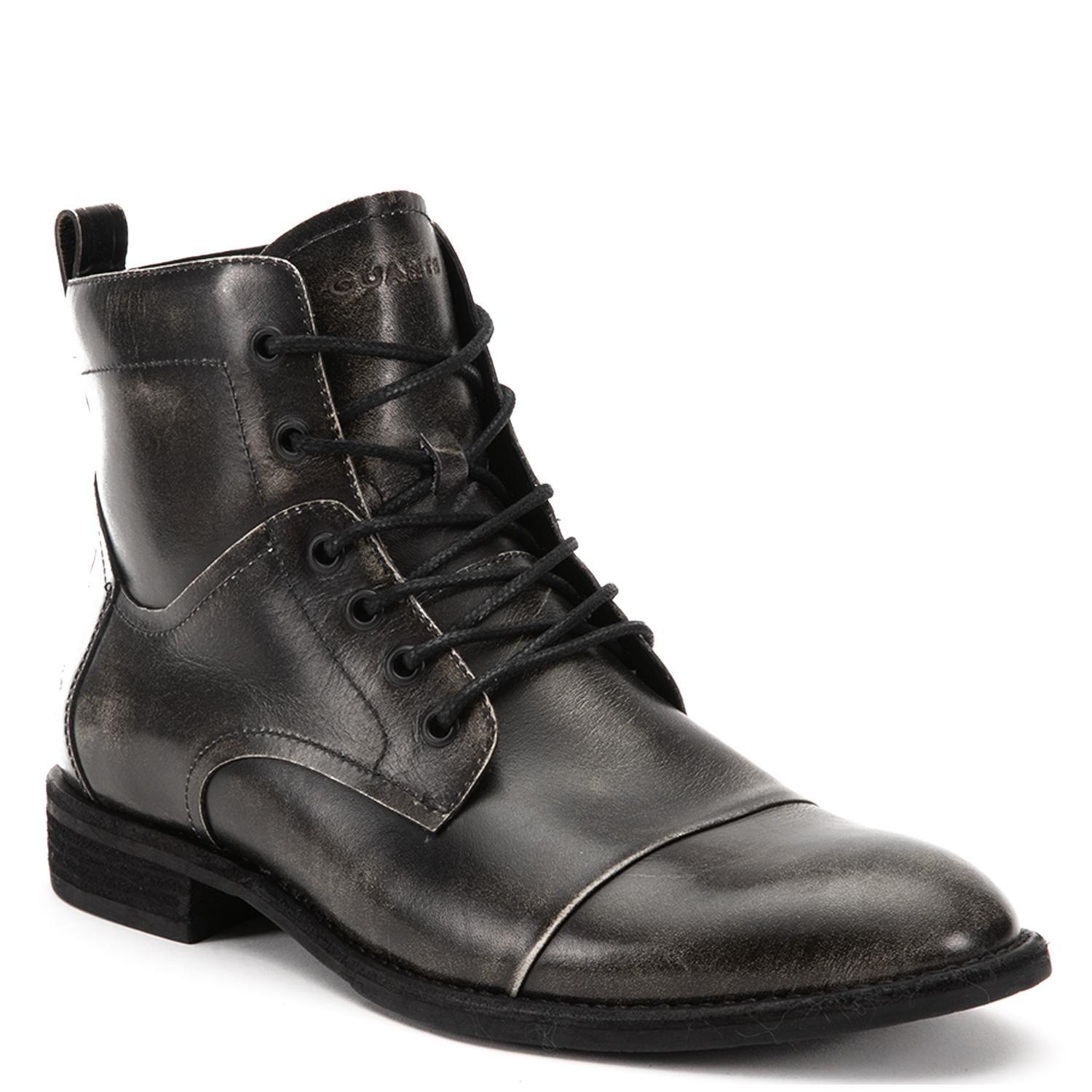 Botin de cuero hombre Guante grafito Austria-2