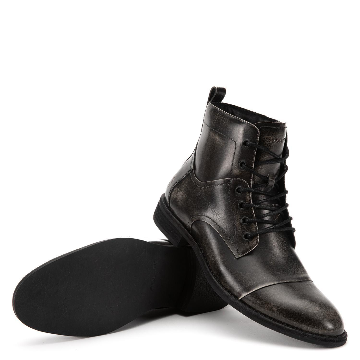Botin de cuero hombre Guante grafito Austria-3
