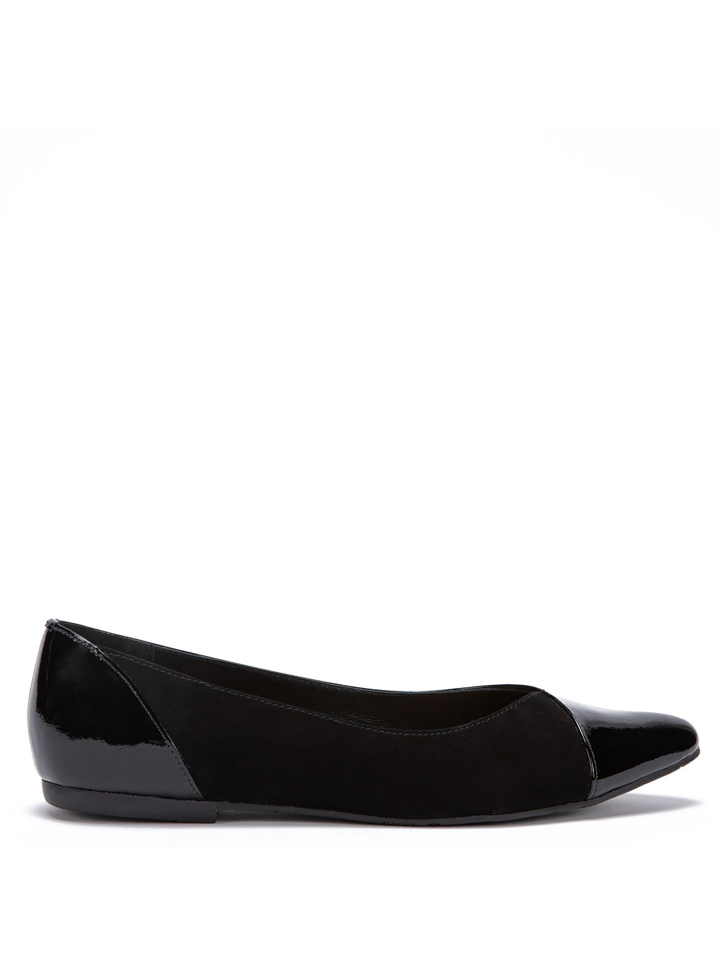Ballerina de cuero mujer Gacel Negro Kim 0658764-0