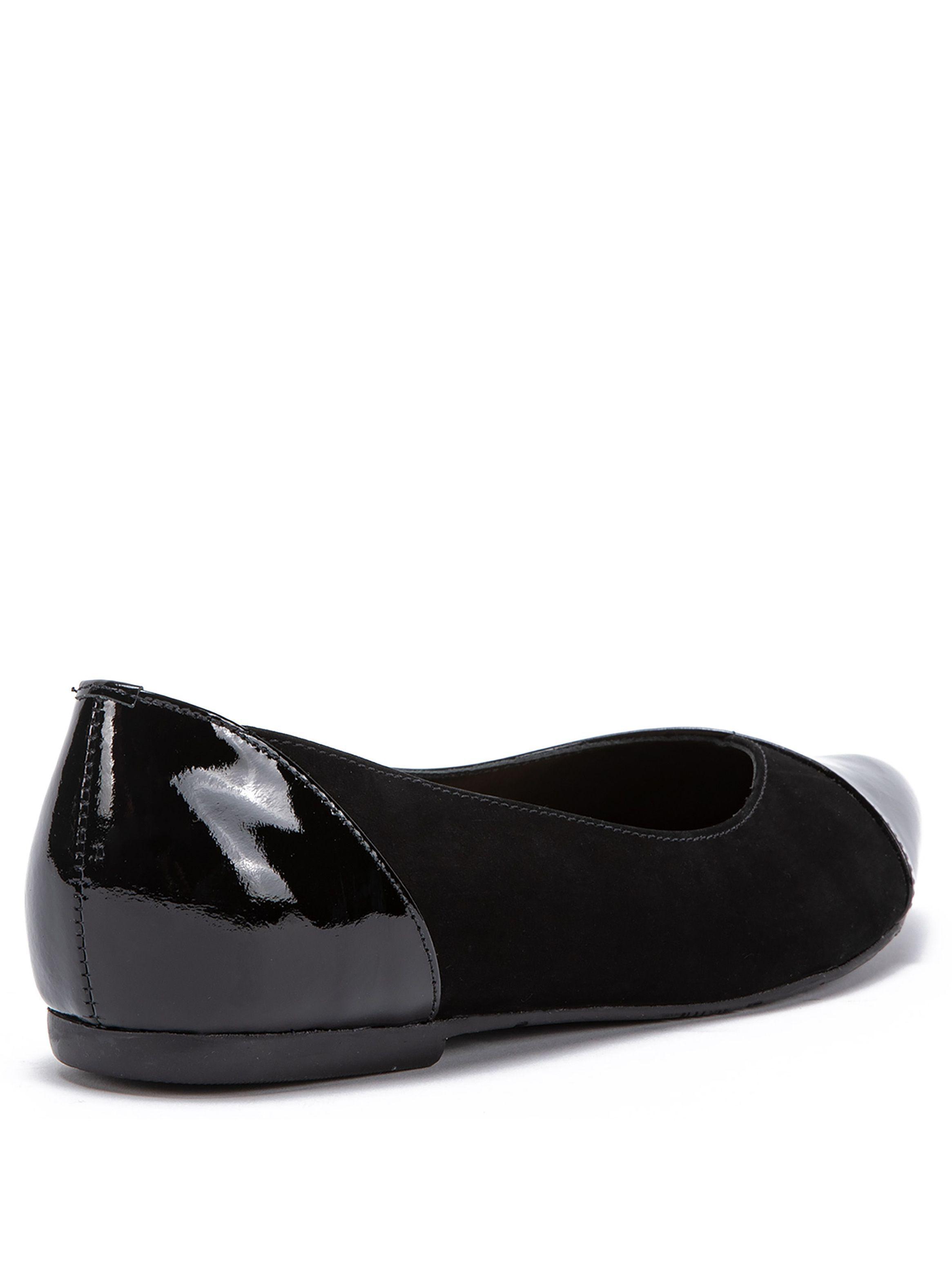 Ballerina de cuero mujer Gacel Negro Kim 0658764-3