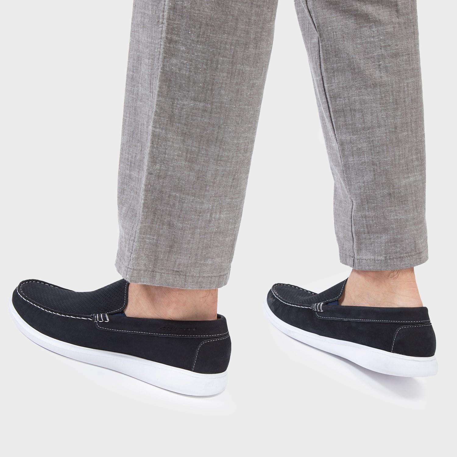 Mocasin de cuero hombre Guante Marino Cannes 0034814-1