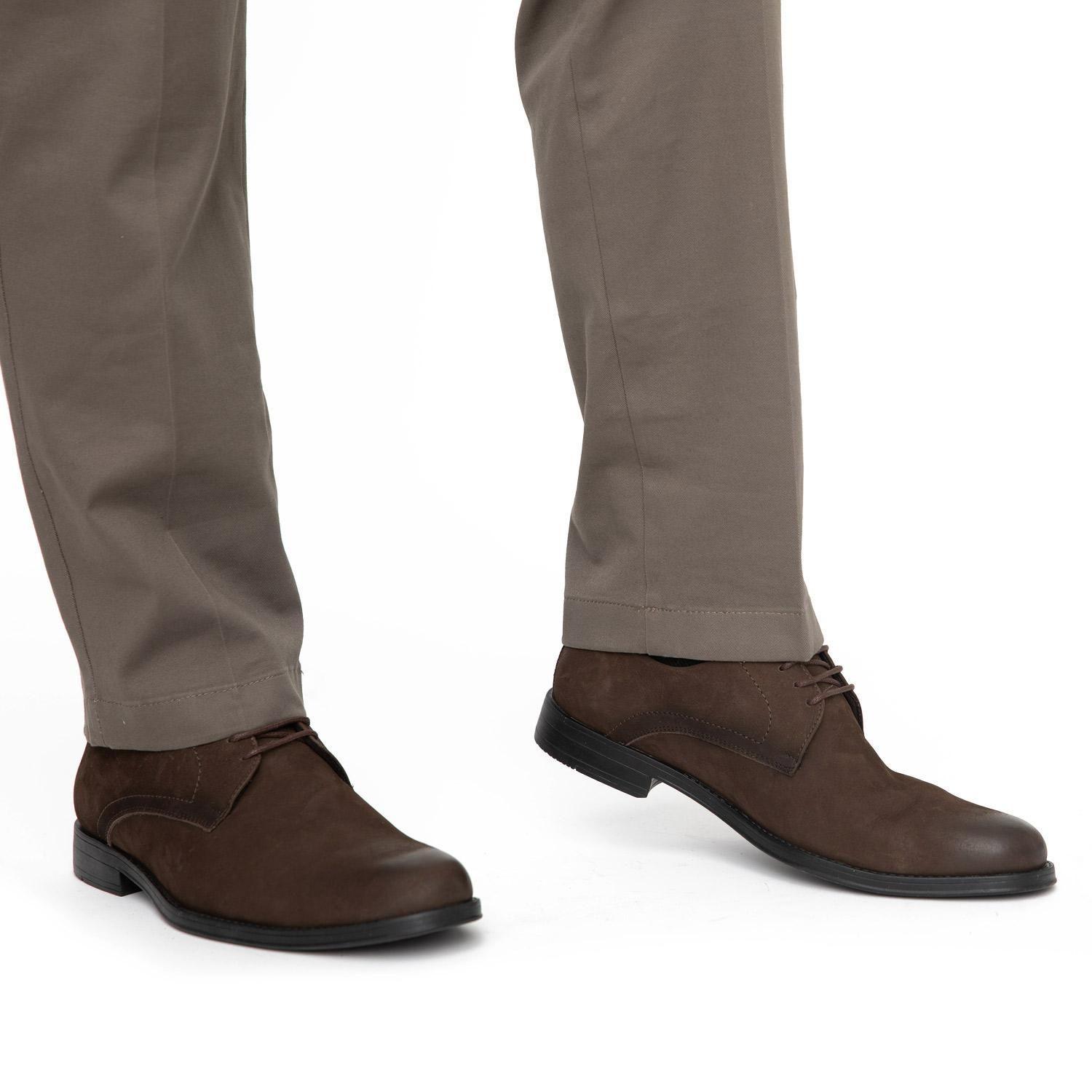 Zapato de cuero hombre Guante tabaco Zurique-1