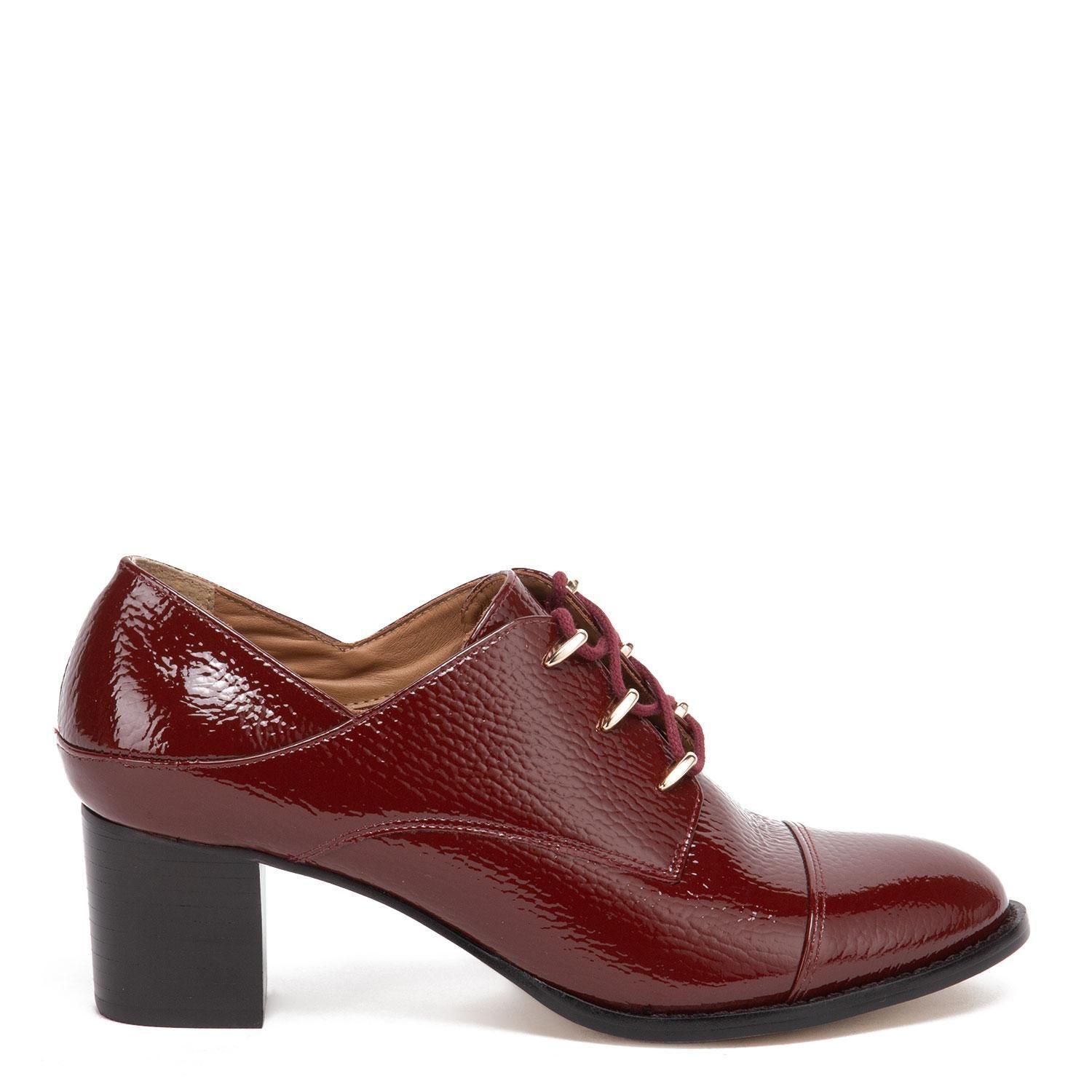 Zapato de cuero mujer Gacel Burdeo Claudia 0658721-0