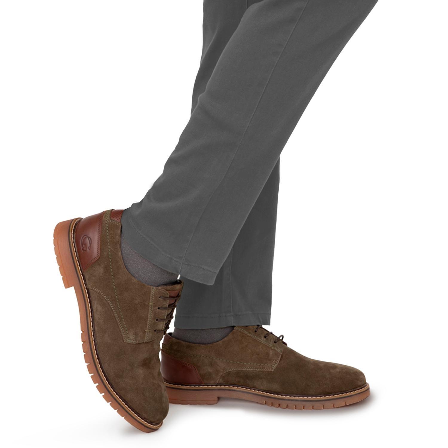 Zapato de cuero hombre Guante olivo Albany 0036104-1