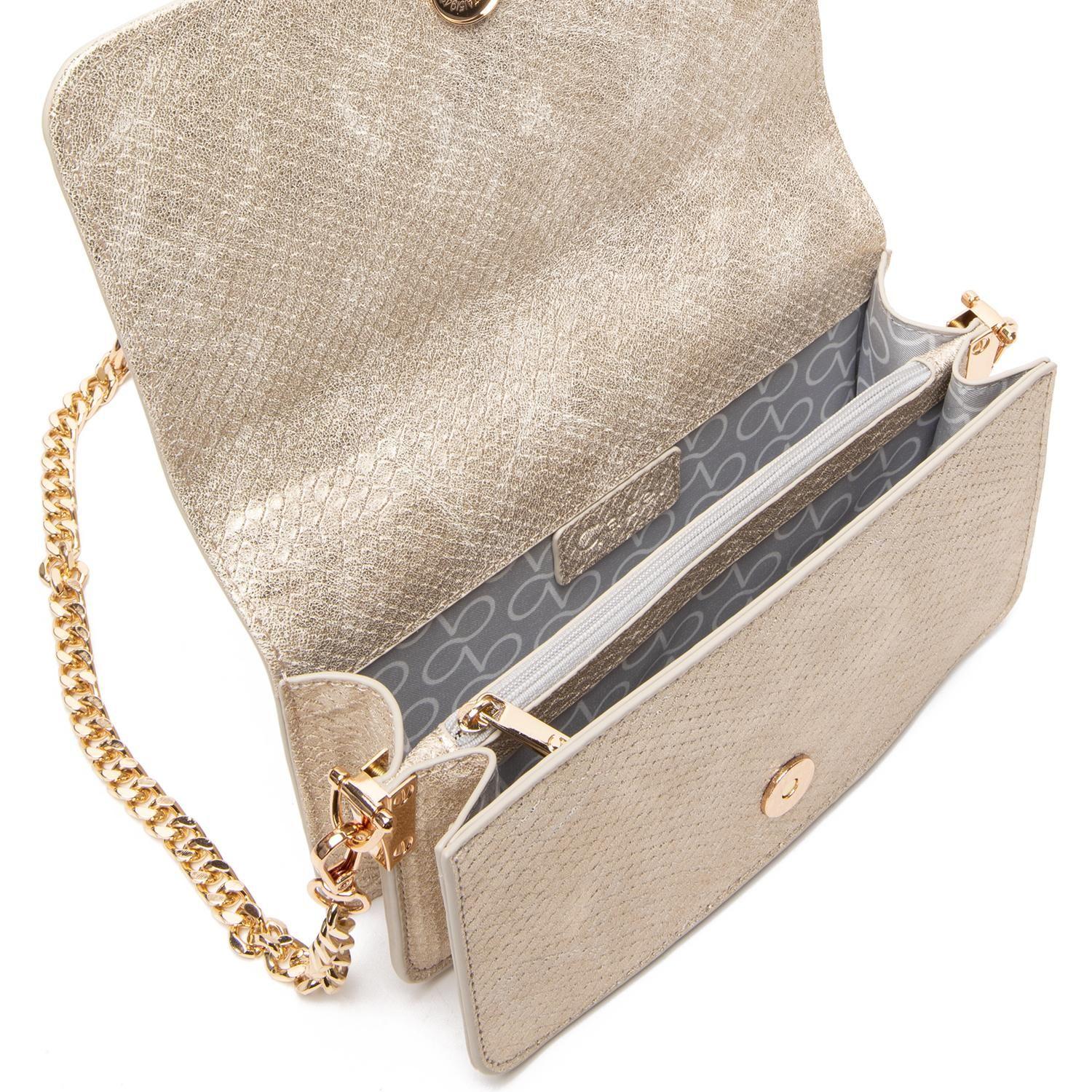 Cartera mujer Gacel dorado clutch-6