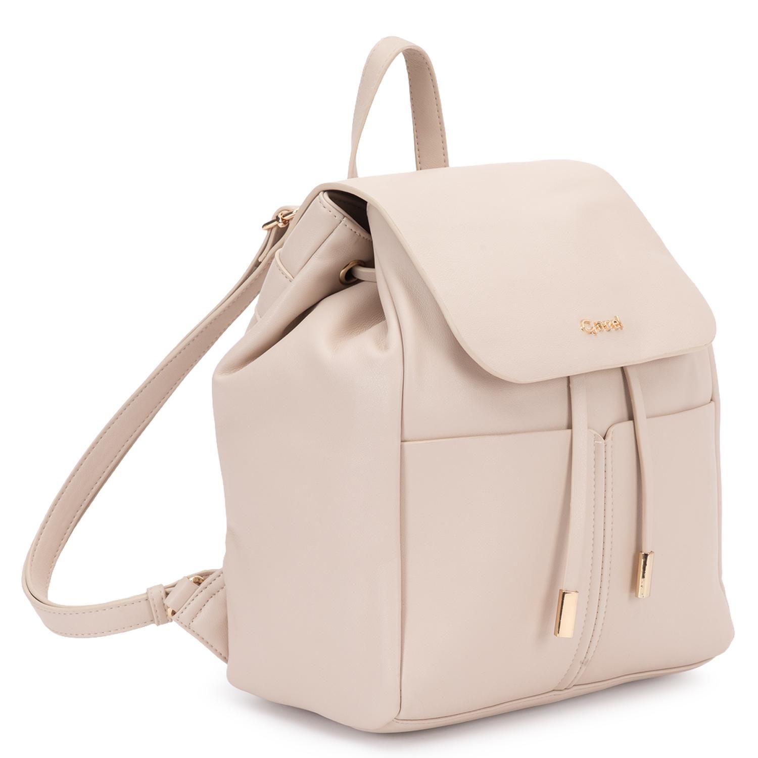 Mochila mujer Gacel off white pequeña-2