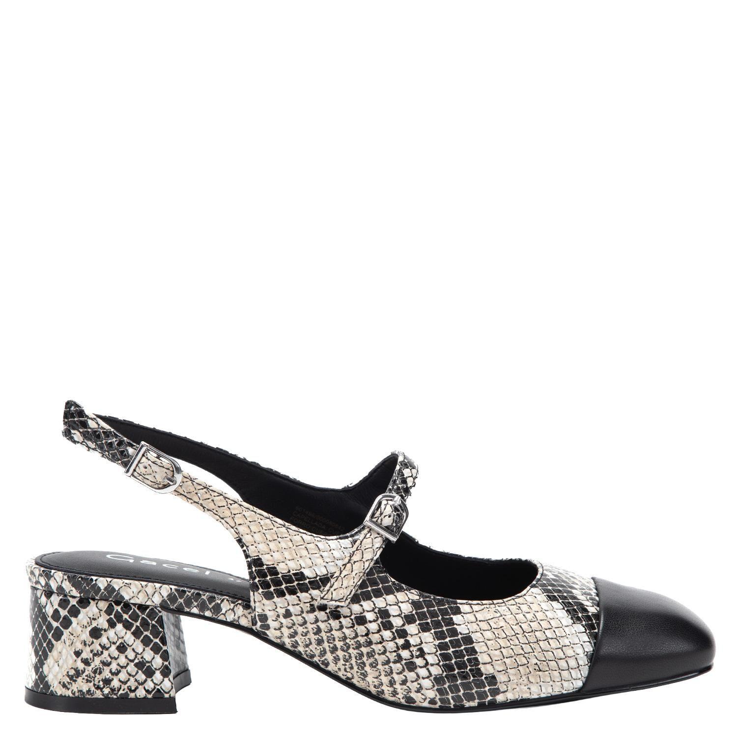Zapato de cuero mujer Gacel animal print Koko-0