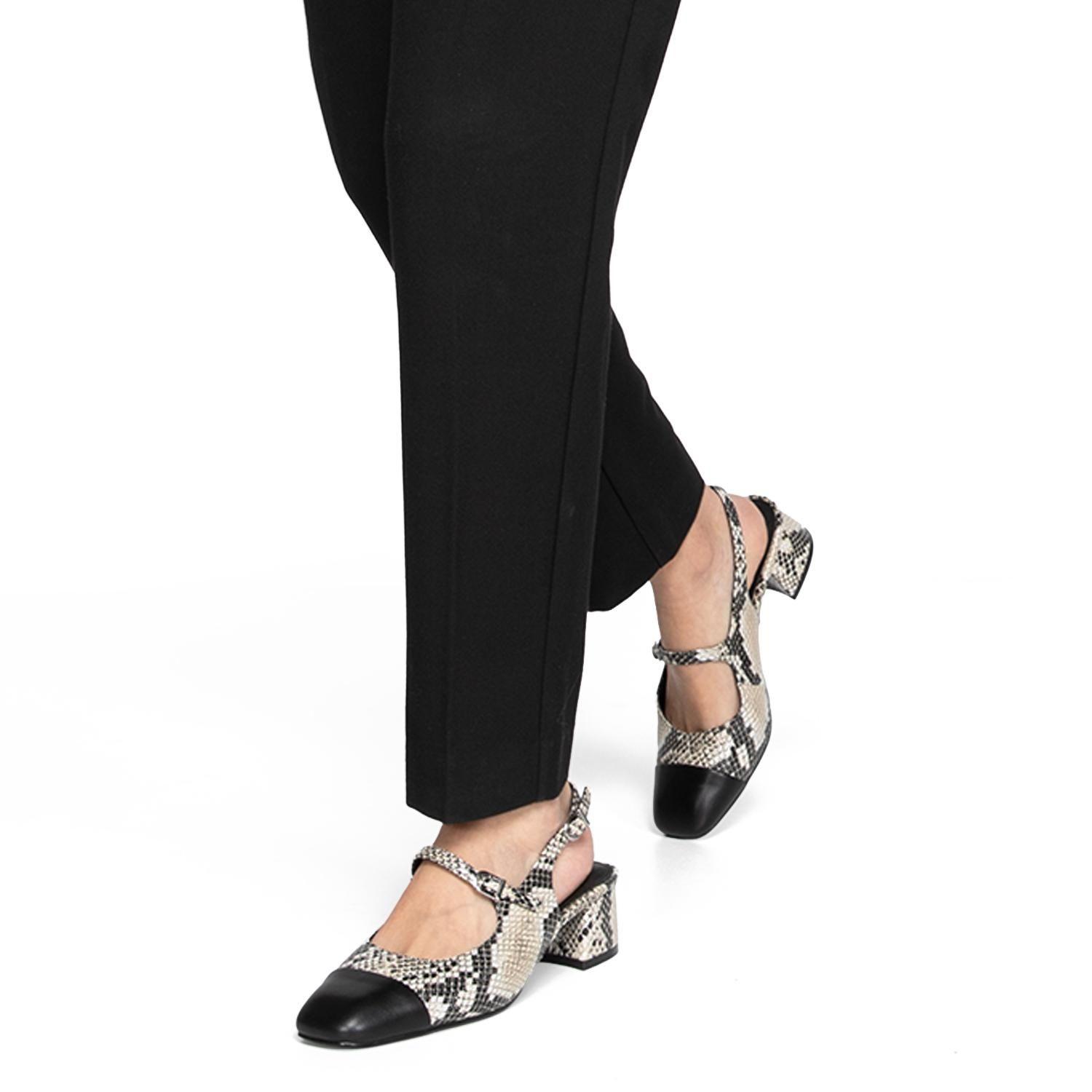 Zapato de cuero mujer Gacel animal print Koko-1