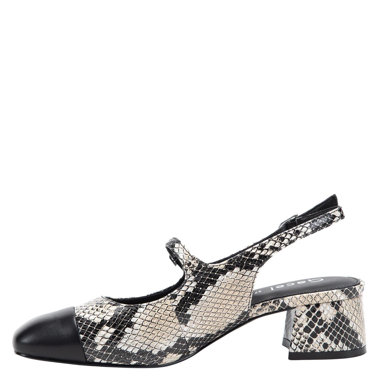 Zapato de cuero mujer Gacel animal print Koko-2