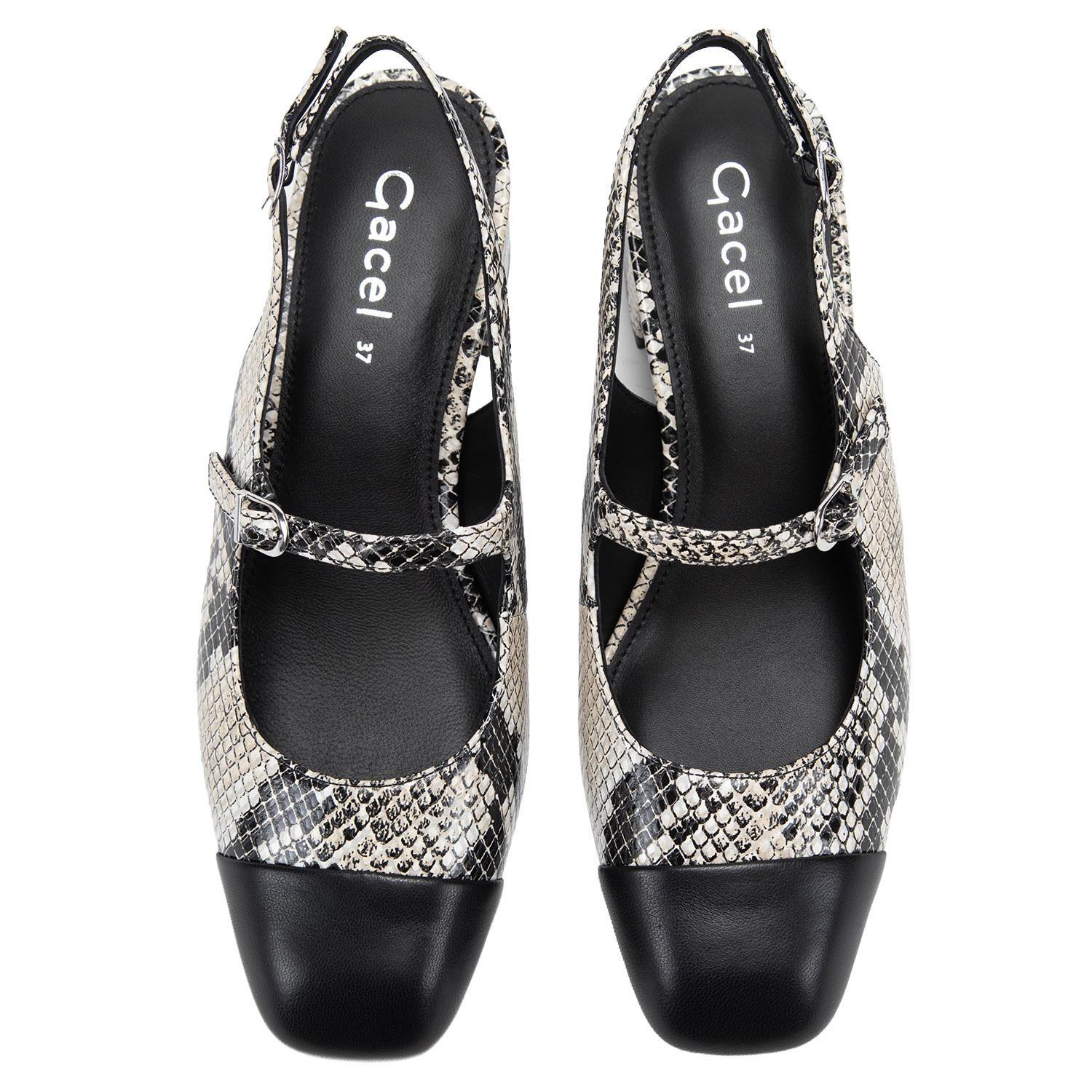 Zapato de cuero mujer Gacel animal print Koko-3