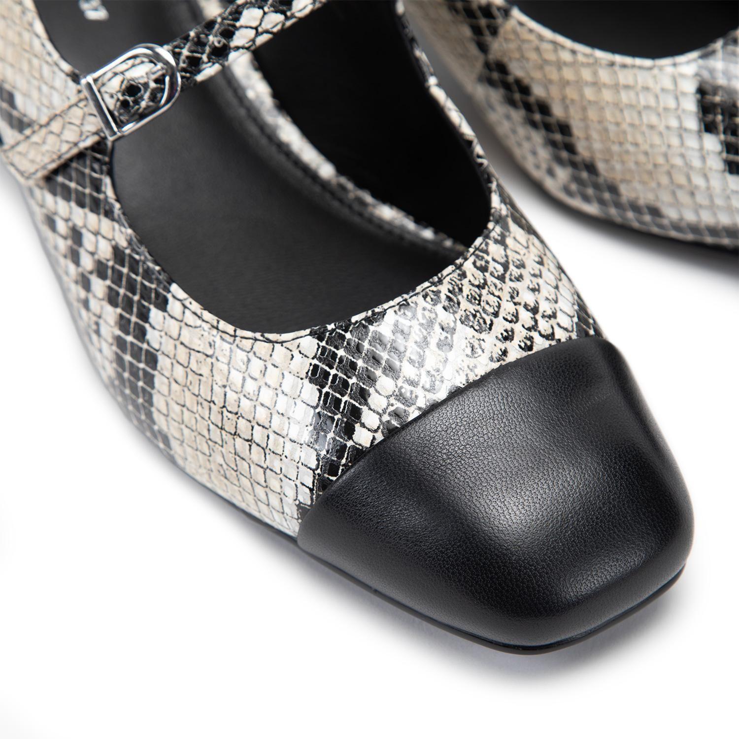Zapato de cuero mujer Gacel animal print Koko-5