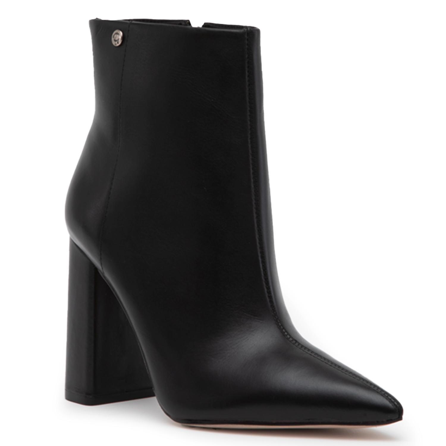 Botin de cuero mujer Gacel negro Pola 0660971-2