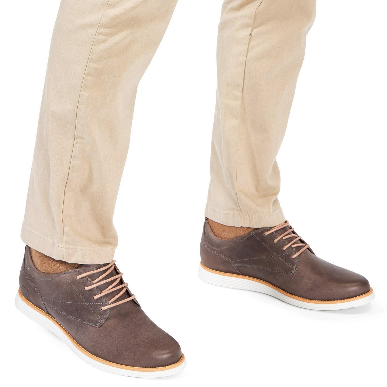 Zapato de cuero hombre Guante Gris Prince 0035488-1