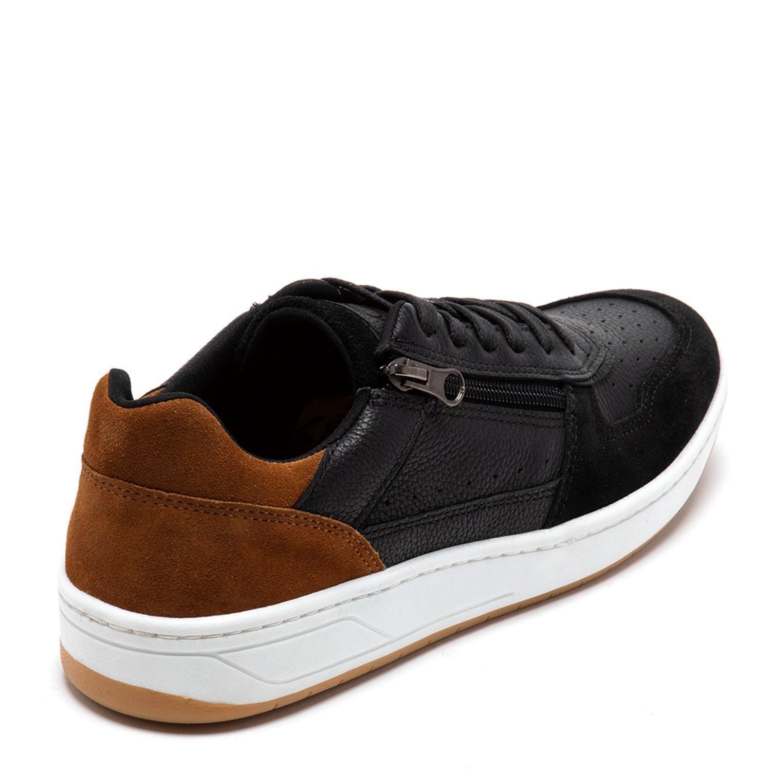 Zapatilla de cuero hombre Guante negro Tesla 0035500-6