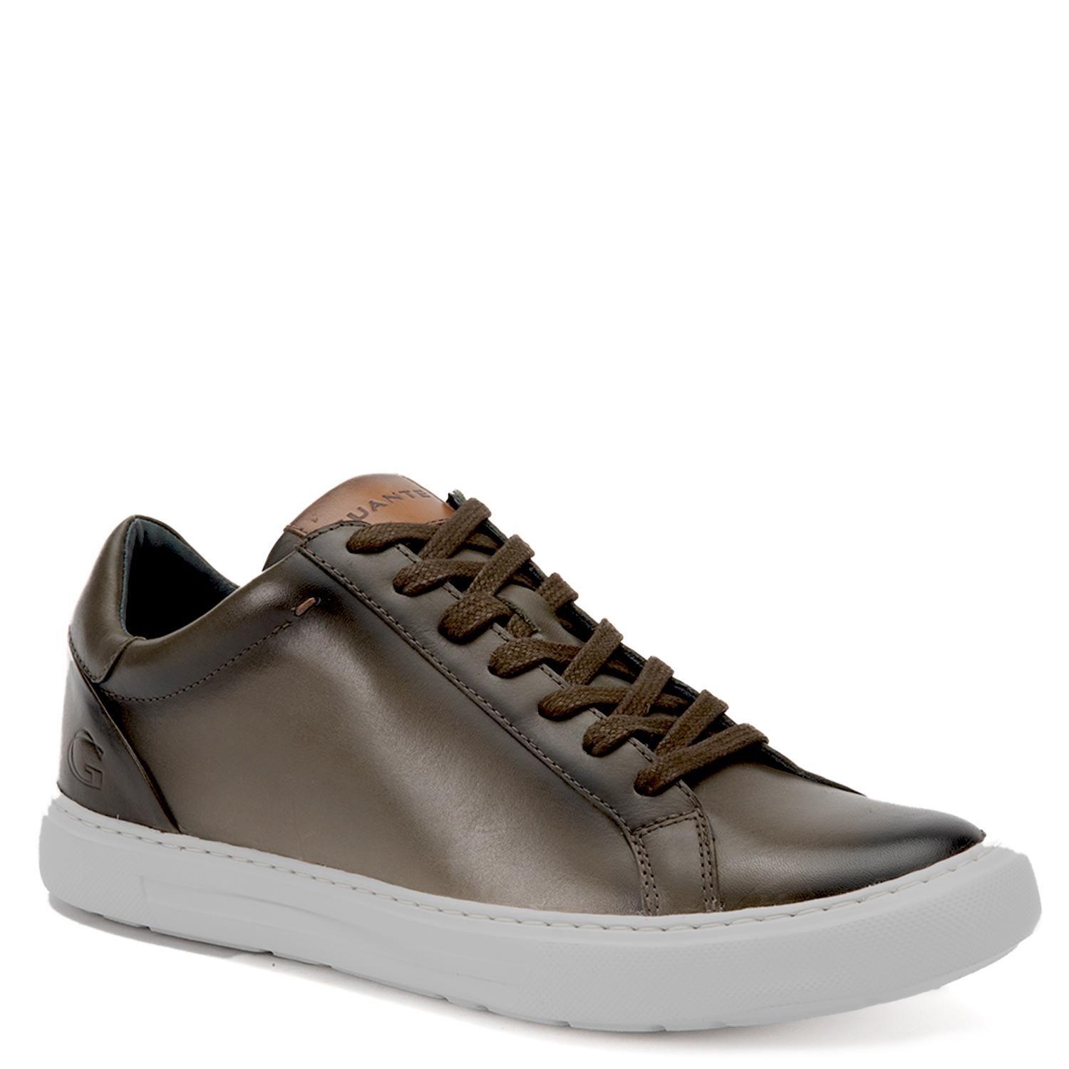 Zapatilla de cuero hombre Guante olivo Tokio-2