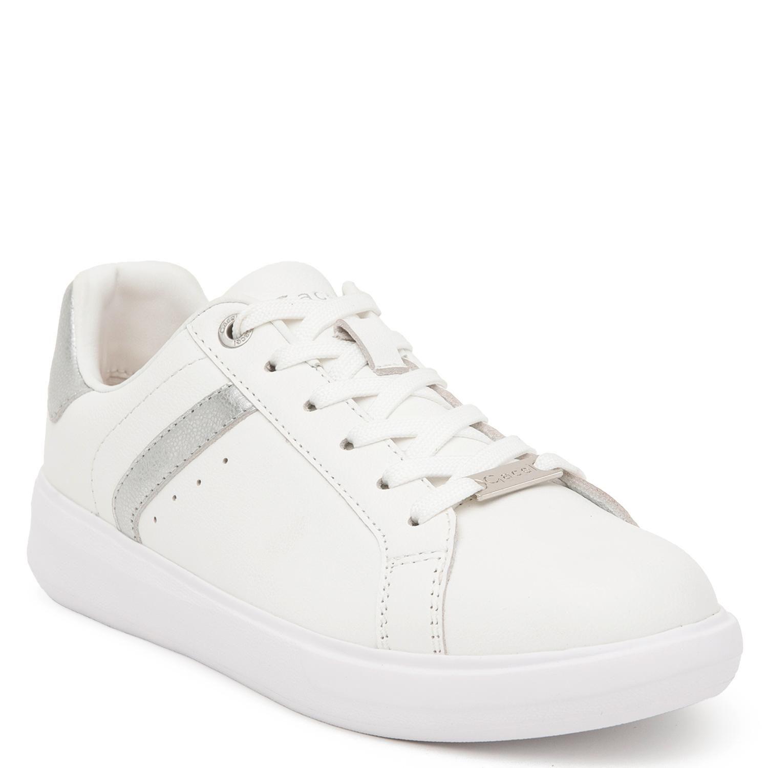 Zapatilla de cuero mujer Gacel blanco Rosalia-2