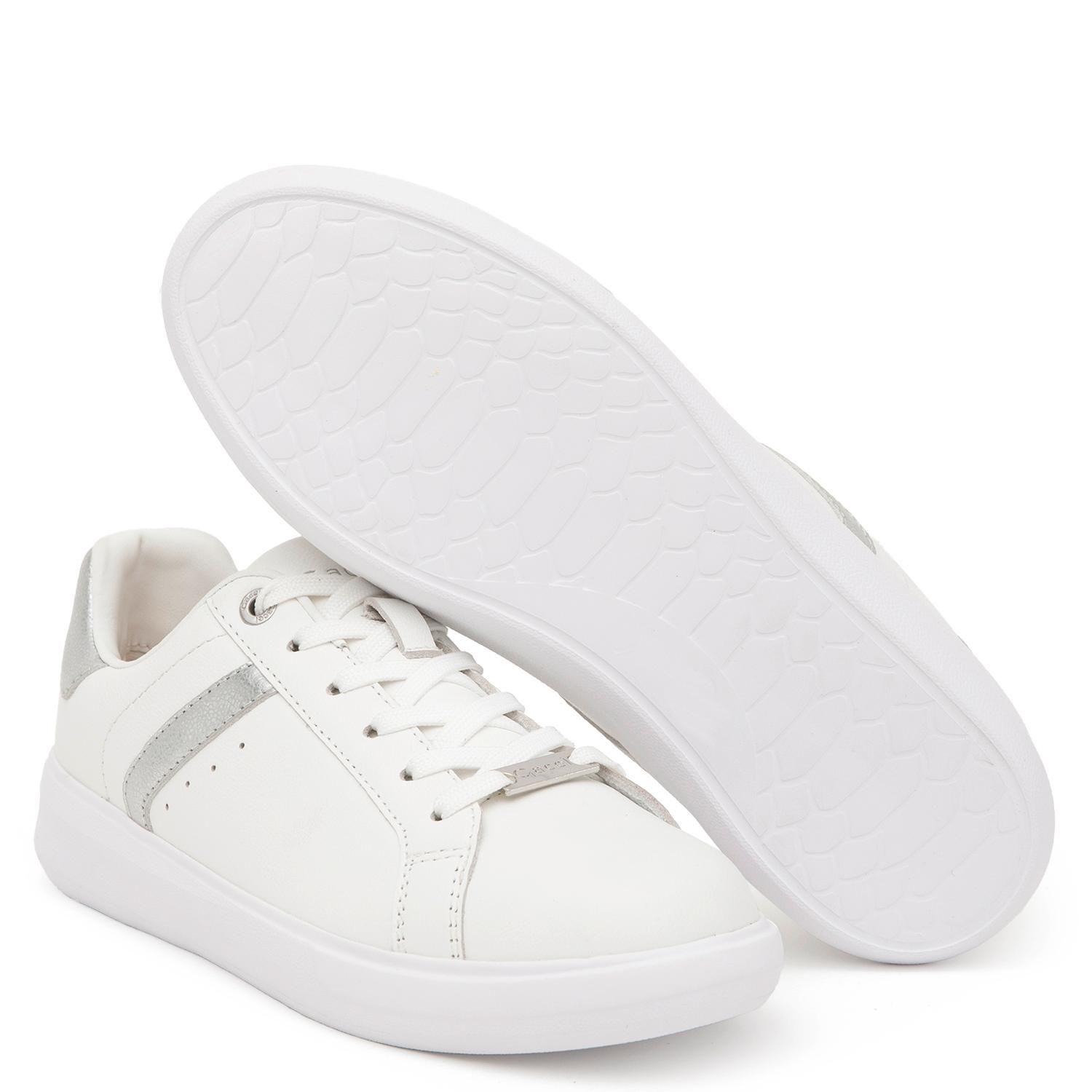 Zapatilla de cuero mujer Gacel blanco Rosalia-3