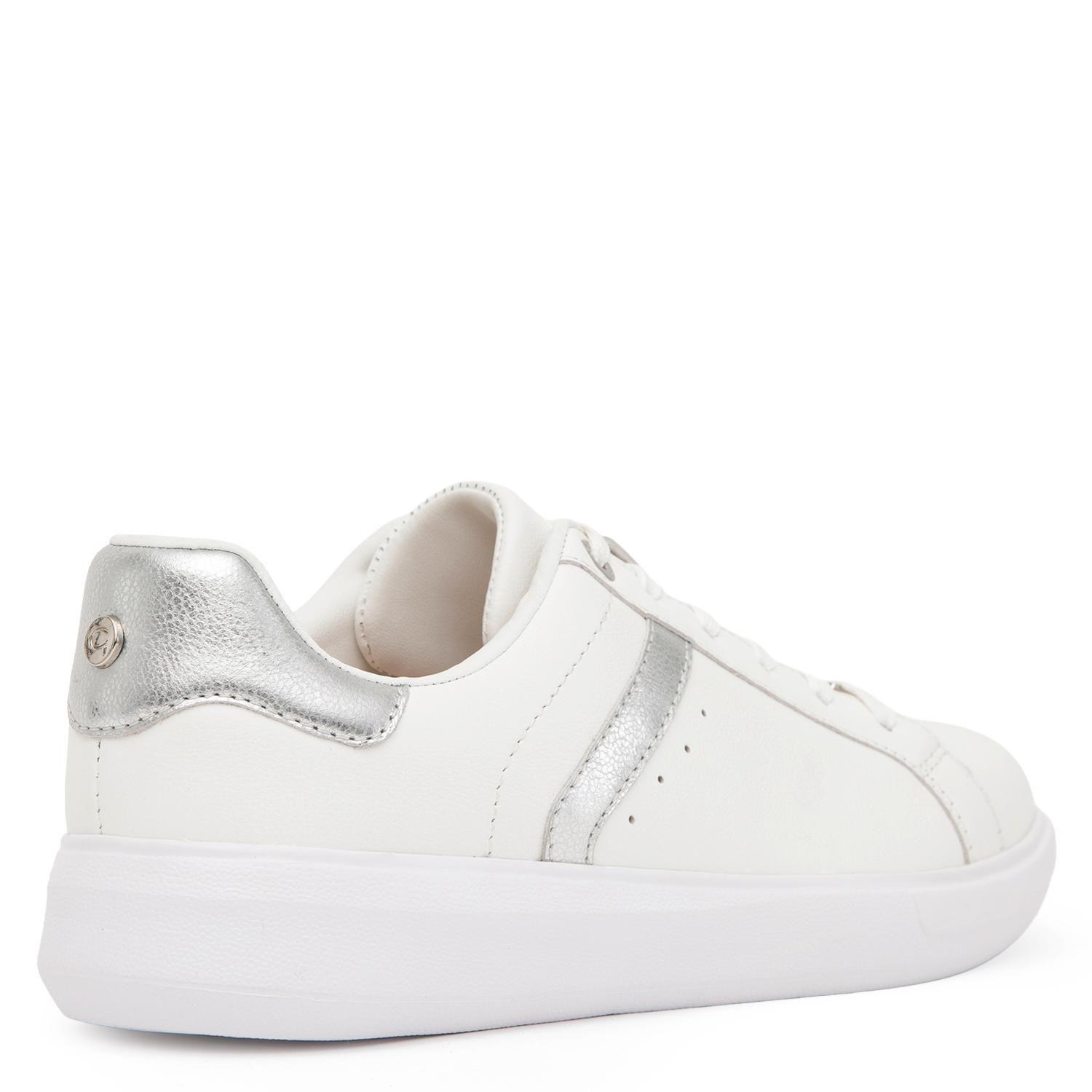 Zapatilla de cuero mujer Gacel blanco Rosalia-4