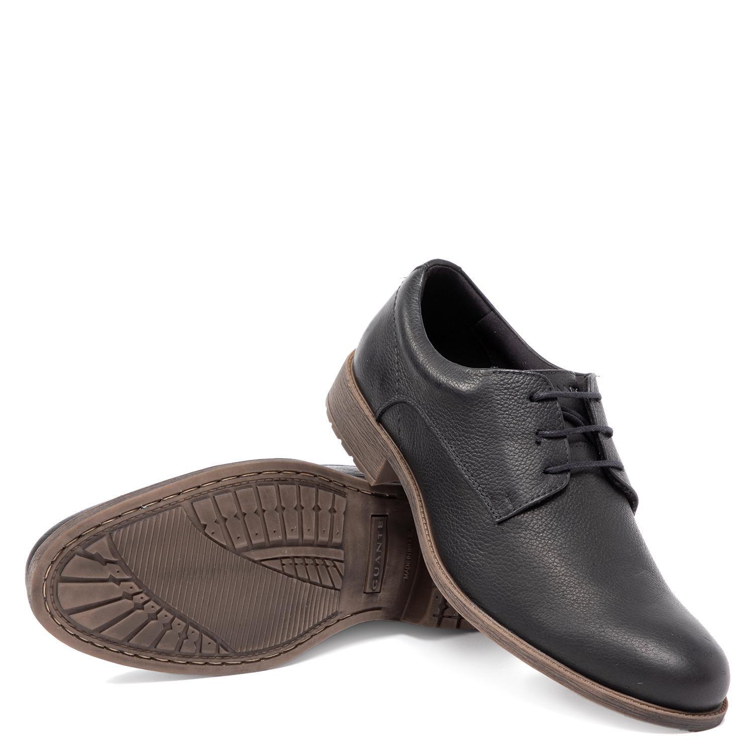 Zapato de cuero hombre Guante negro España-3