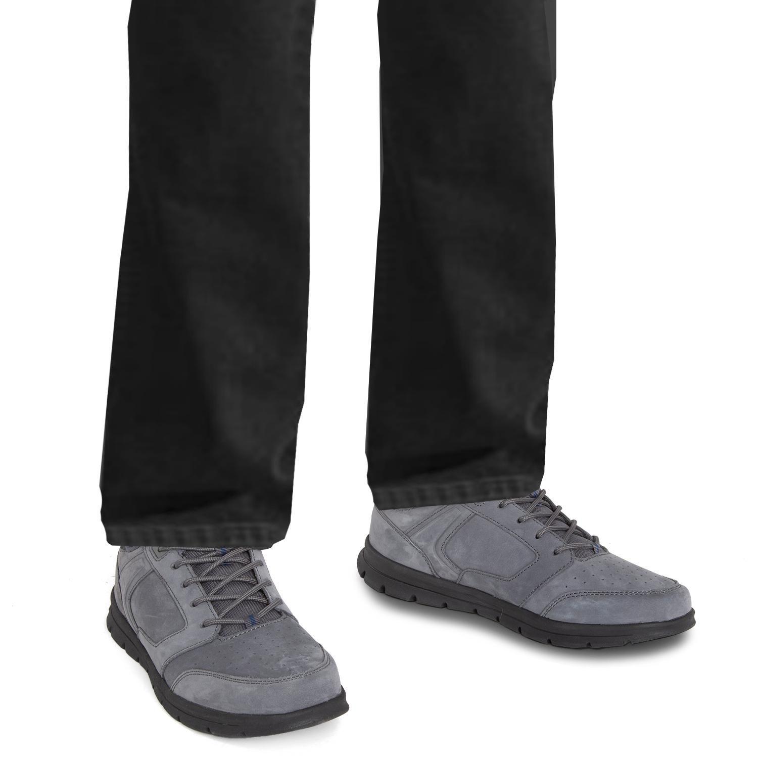 Zapato de cuero hombre Guante gris Conway 0035609-1