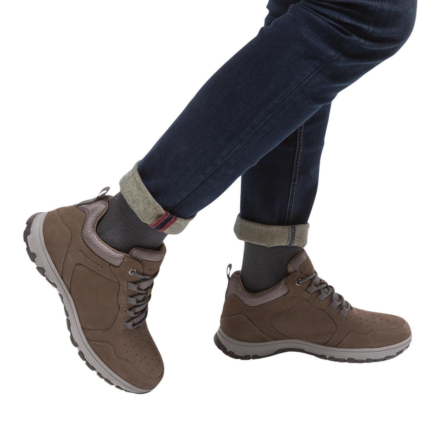 Botin de cuero hombre Guante Gris Delaware 0035007-1