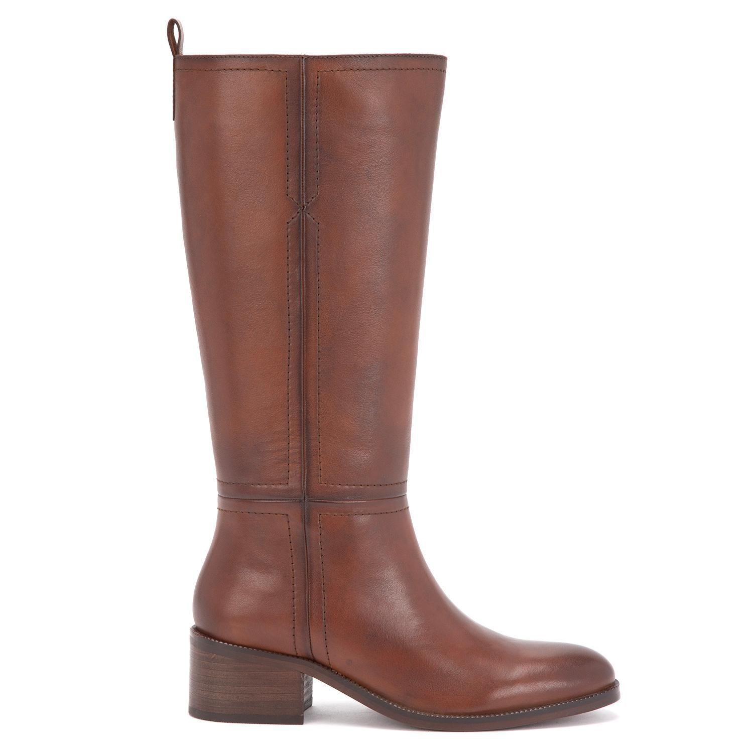 Bota de cuero mujer Gacel Marron Carola 0659885-0