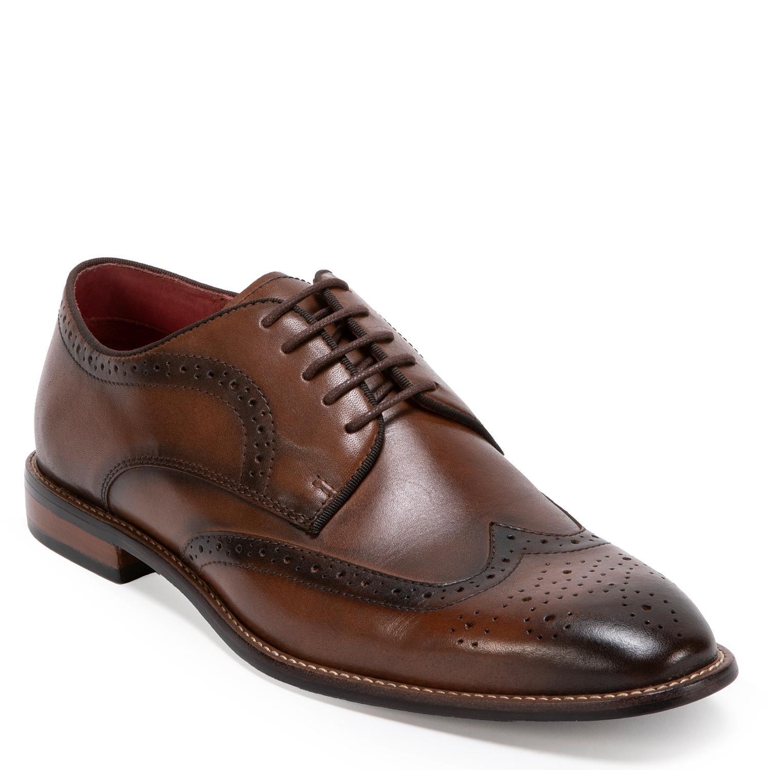 Zapato de cuero hombre Guante marron Suela-2